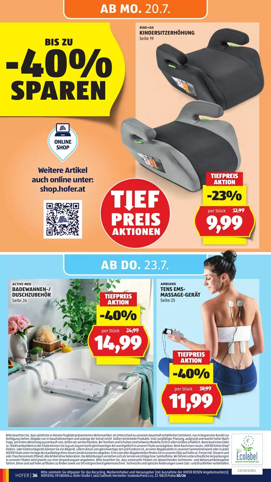 Hofer Flugblatt (ab 17.07.2026) - Angebote und Prospekt - Seite 42