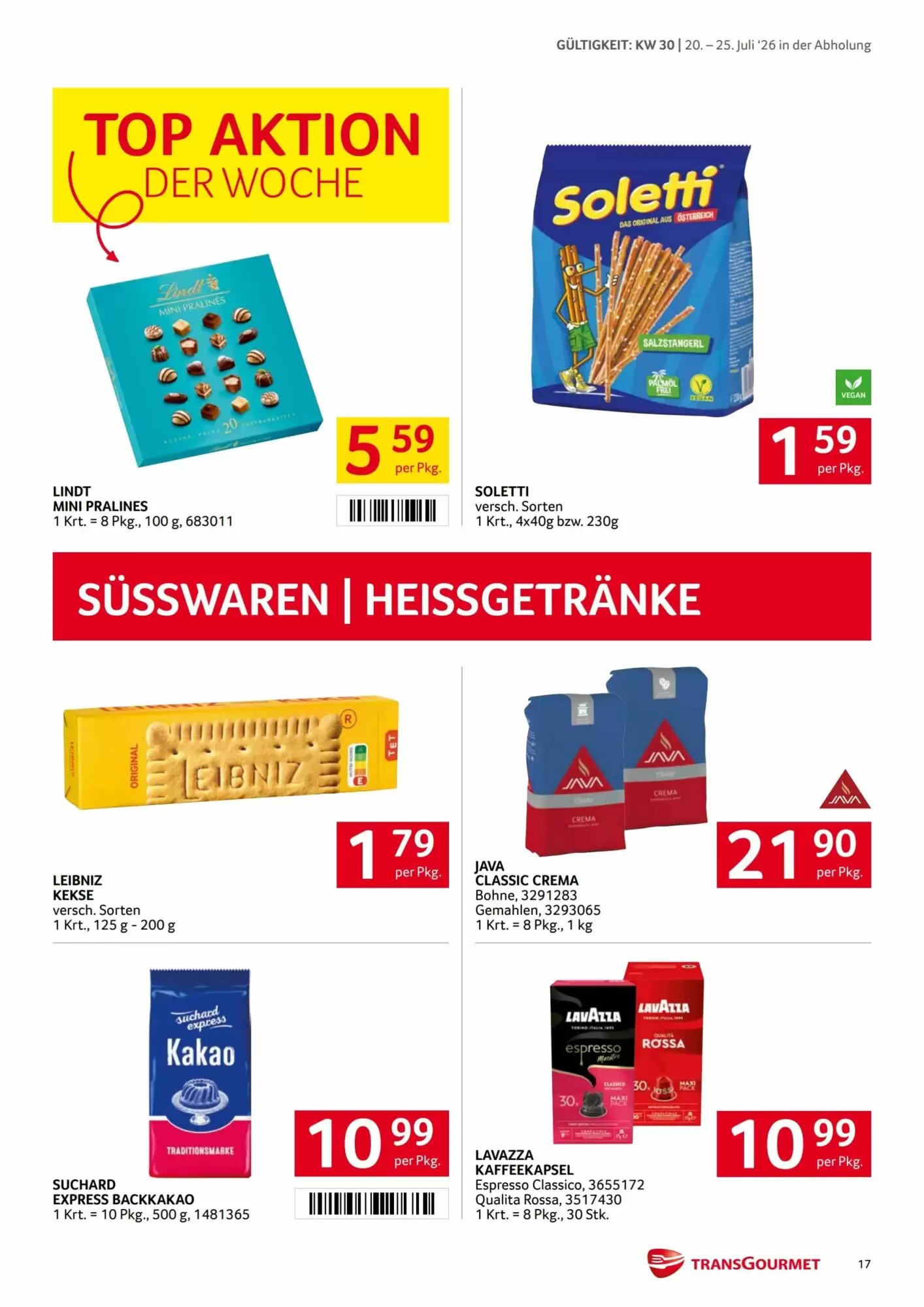 Transgourmet Flugblatt (ab 20.07.2026) - Angebote und Prospekt - Seite 16