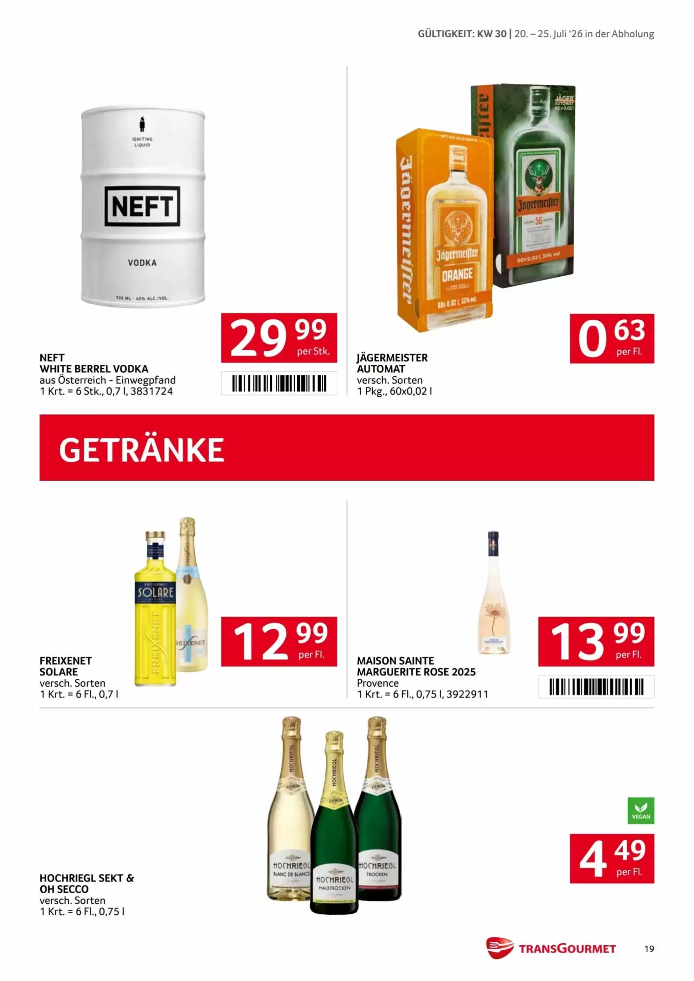 Transgourmet Flugblatt (ab 20.07.2026) - Angebote und Prospekt - Seite 18