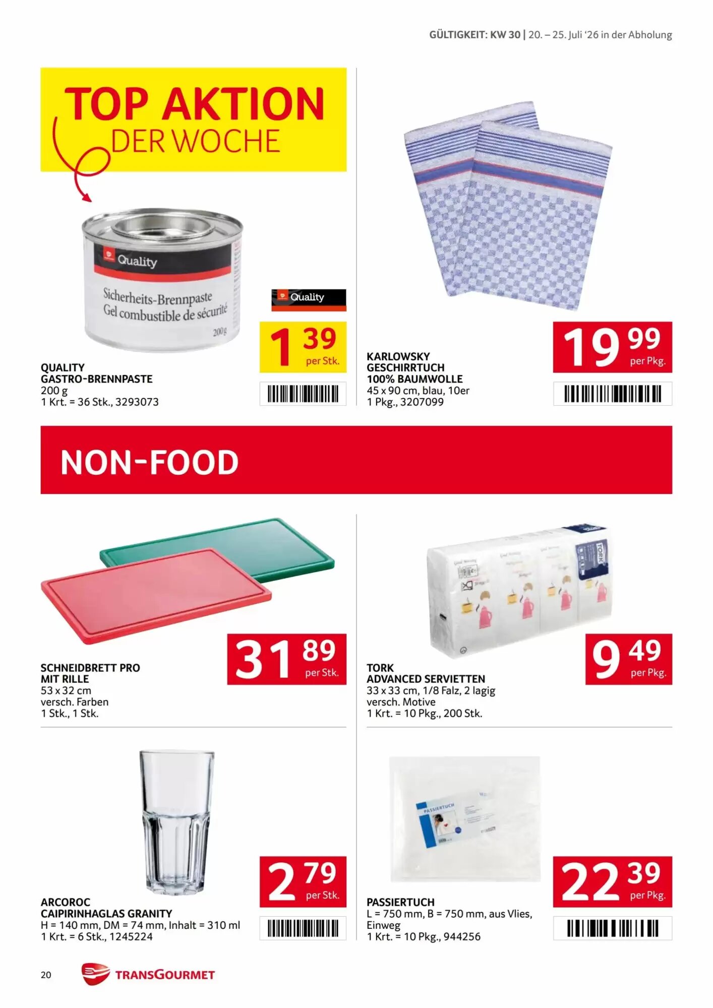 Transgourmet Flugblatt (ab 20.07.2026) - Angebote und Prospekt - Seite 19
