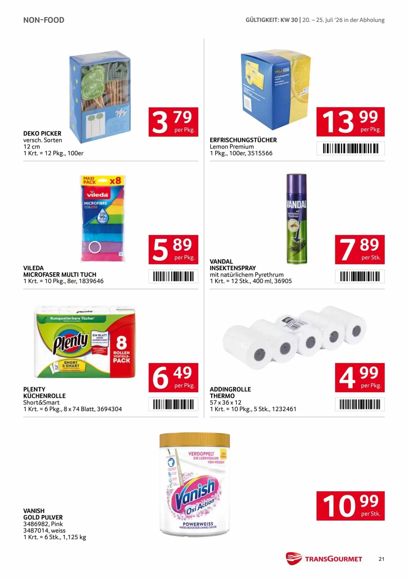 Transgourmet Flugblatt (ab 20.07.2026) - Angebote und Prospekt - Seite 20