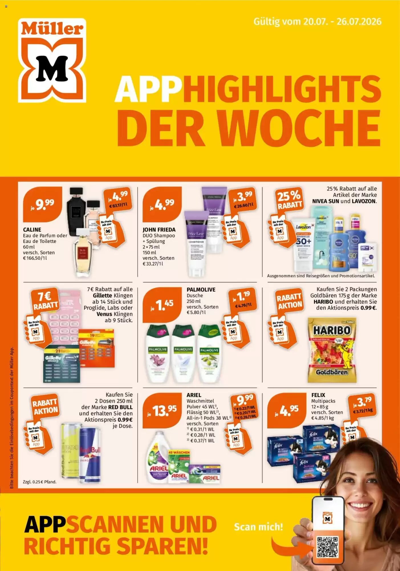 Müller Flugblatt (ab 20.07.2026) - Angebote und Prospekt - Seite 1