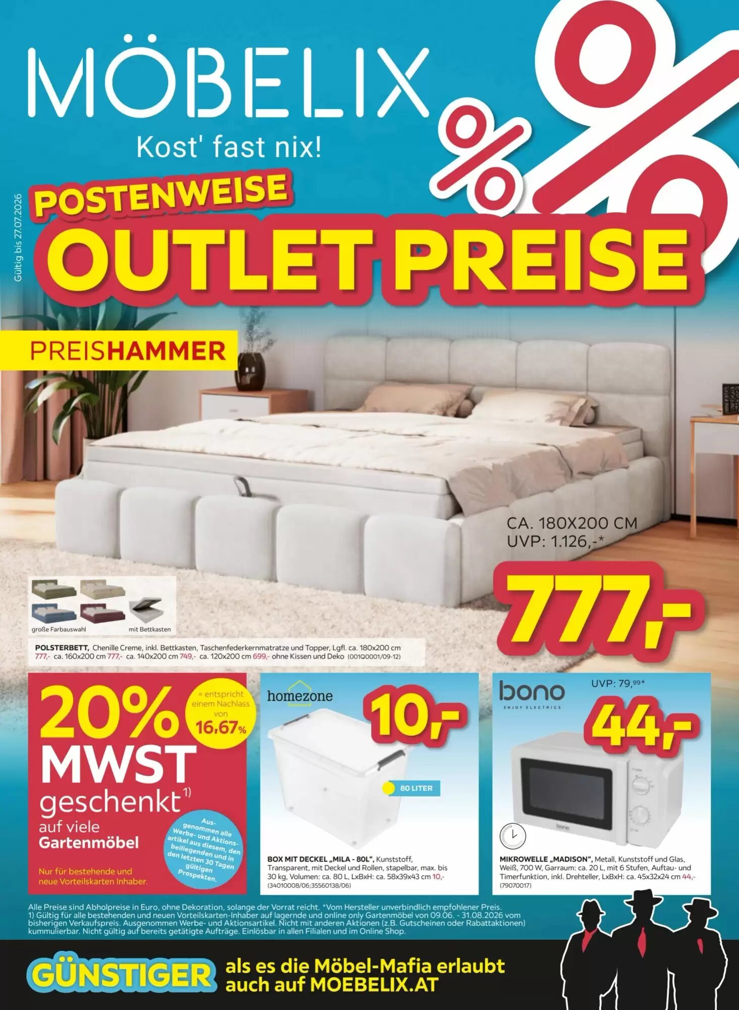 Möbelix Flugblatt (ab 21.07.2026) - Angebote und Prospekt - Seite 1
