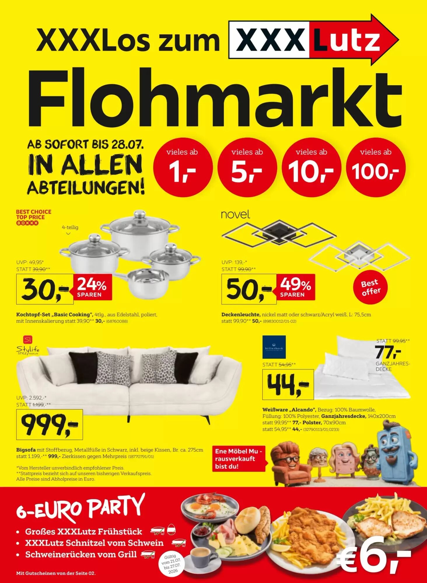 XXXLutz Flugblatt (ab 21.07.2026) - Angebote und Prospekt - Seite 1