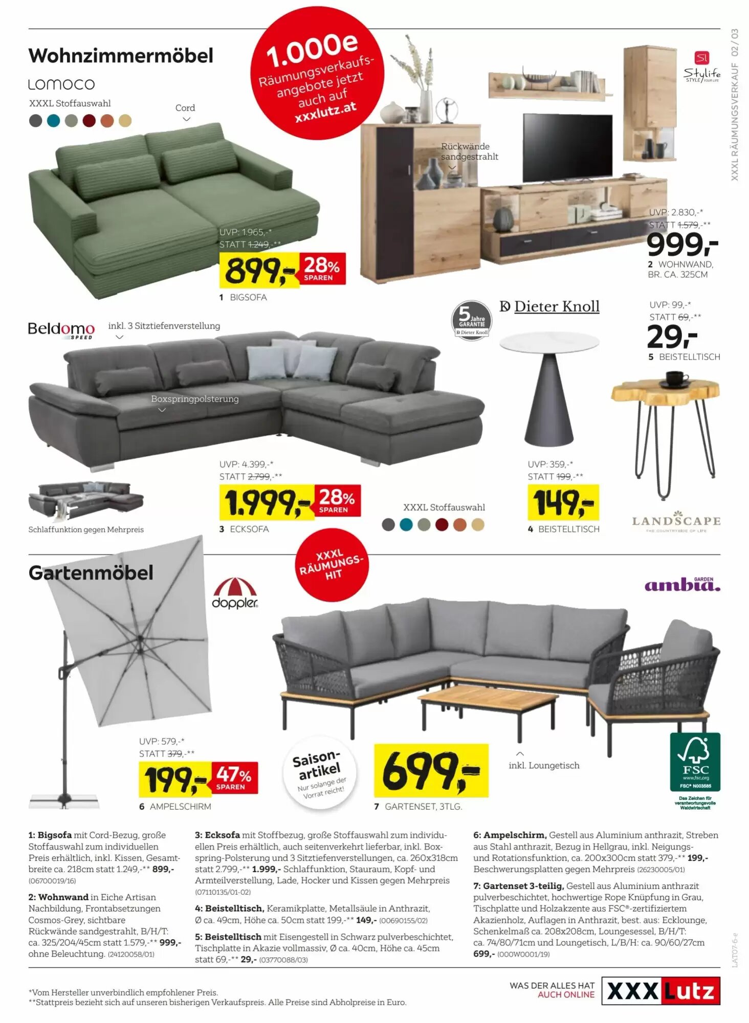XXXLutz Flugblatt (ab 21.07.2026) - Angebote und Prospekt - Seite 3