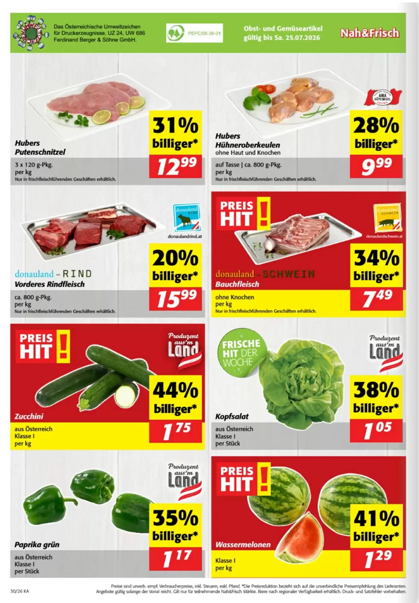 Nah&Frisch Flugblatt (ab 22.07.2026) - Angebote und Prospekt - Seite 8