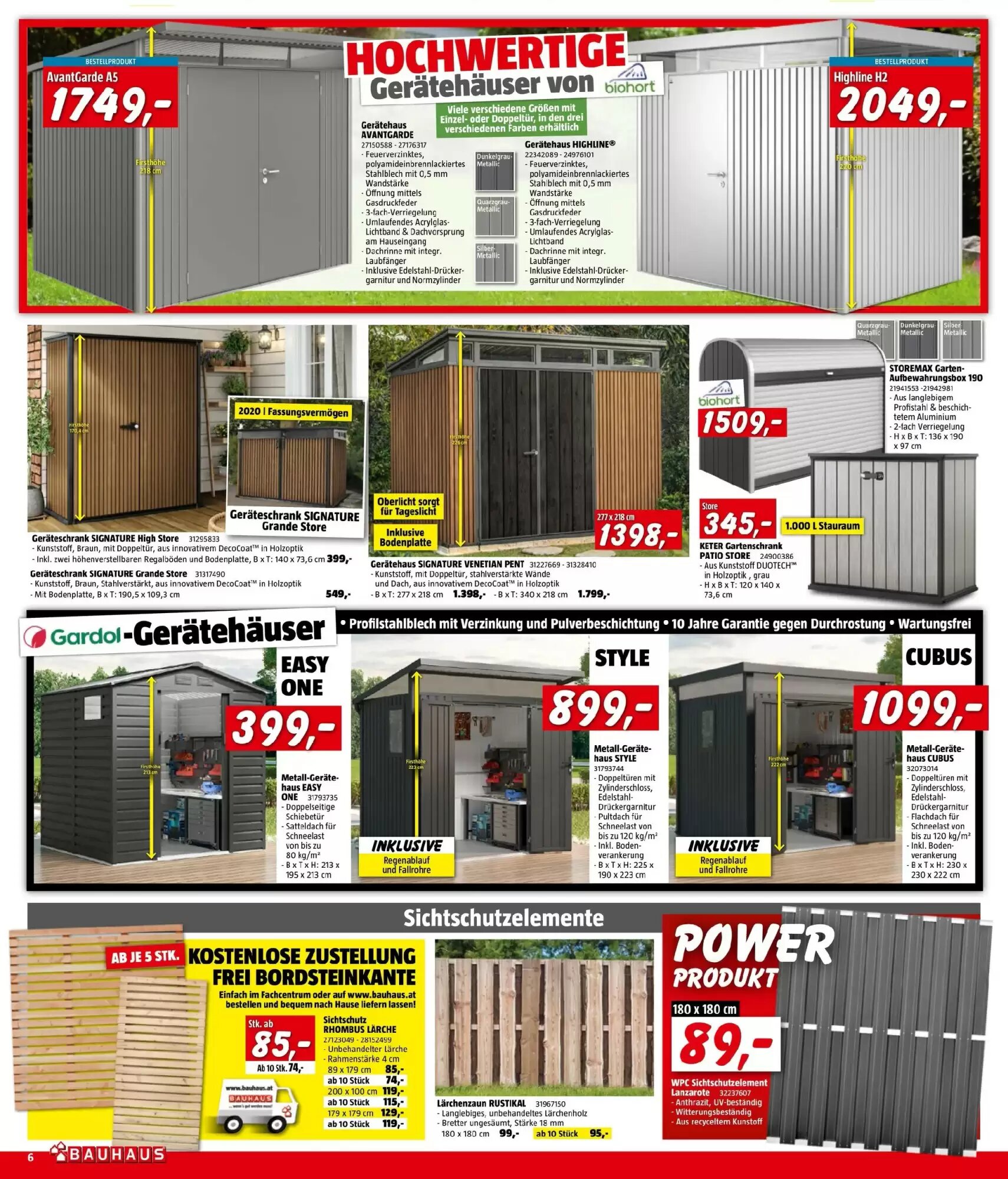 Bauhaus Flugblatt (ab 22.07.2026) - Angebote und Prospekt - Seite 6