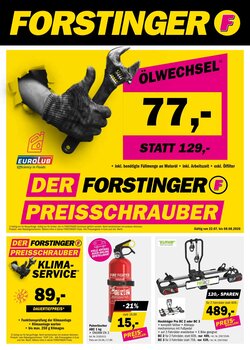 Forstinger Flugblatt (ab 22.07.2026) - Angebote und Prospekt
