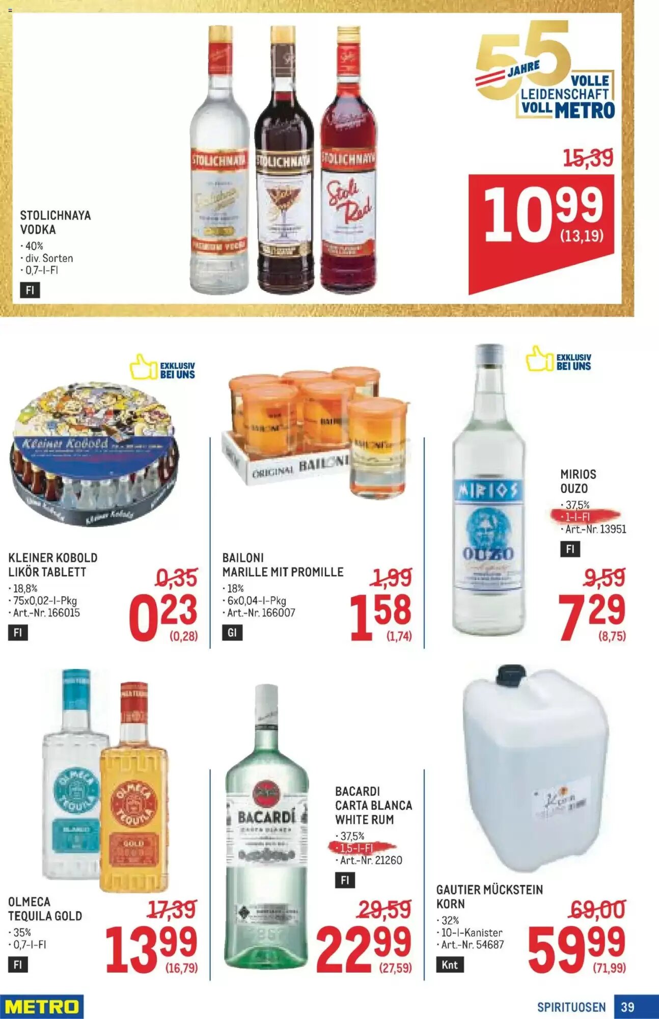 Metro Flugblatt (ab 23.07.2026) - Angebote und Prospekt - Seite 39