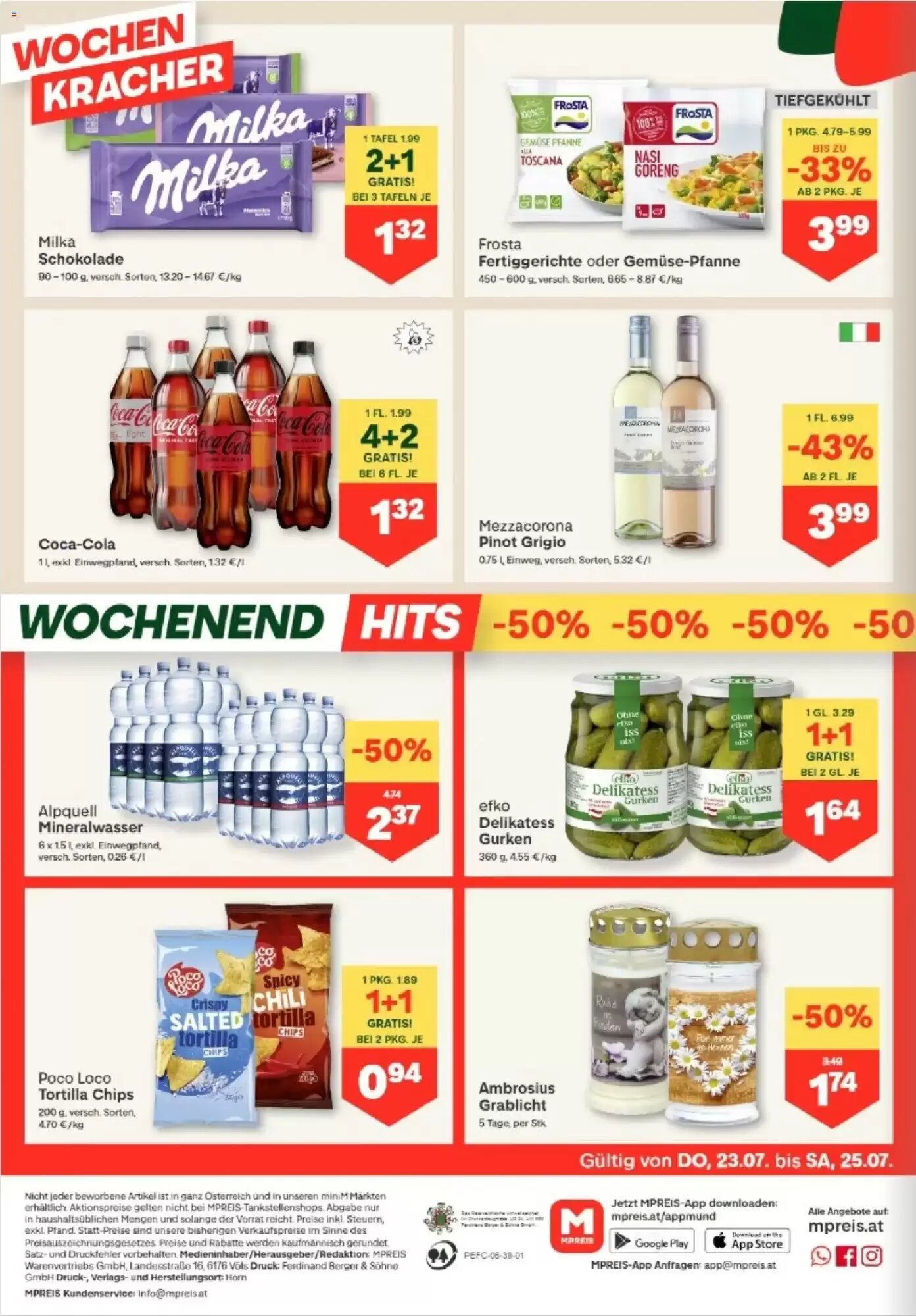 MPreis Flugblatt (ab 23.07.2026) - Angebote und Prospekt - Seite 16