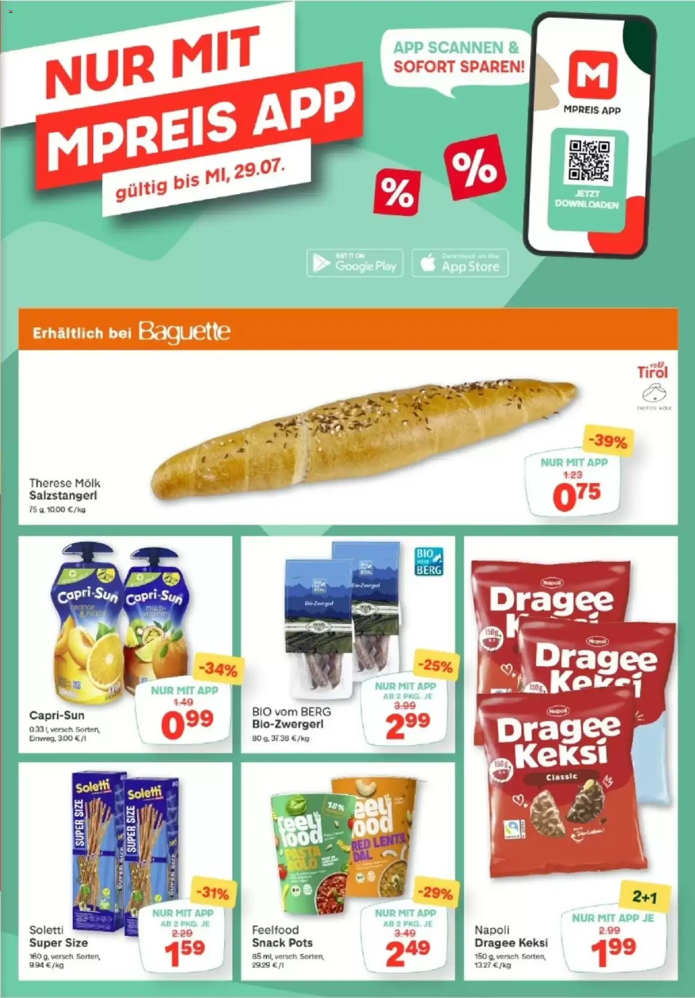 MPreis Flugblatt (ab 23.07.2026) - Angebote und Prospekt - Seite 17