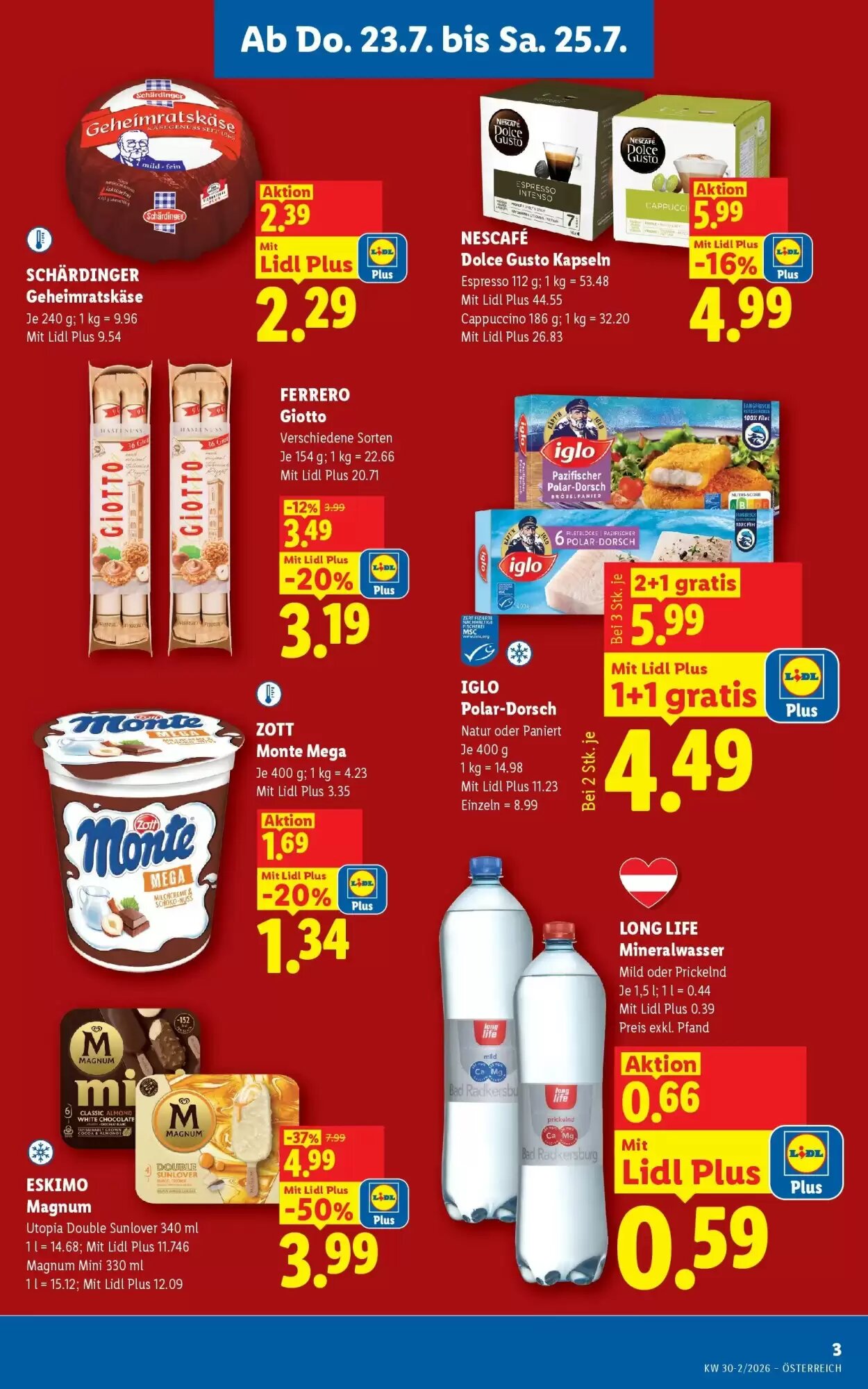 Lidl Flugblatt (ab 23.07.2026) - Angebote und Prospekt - Seite 3