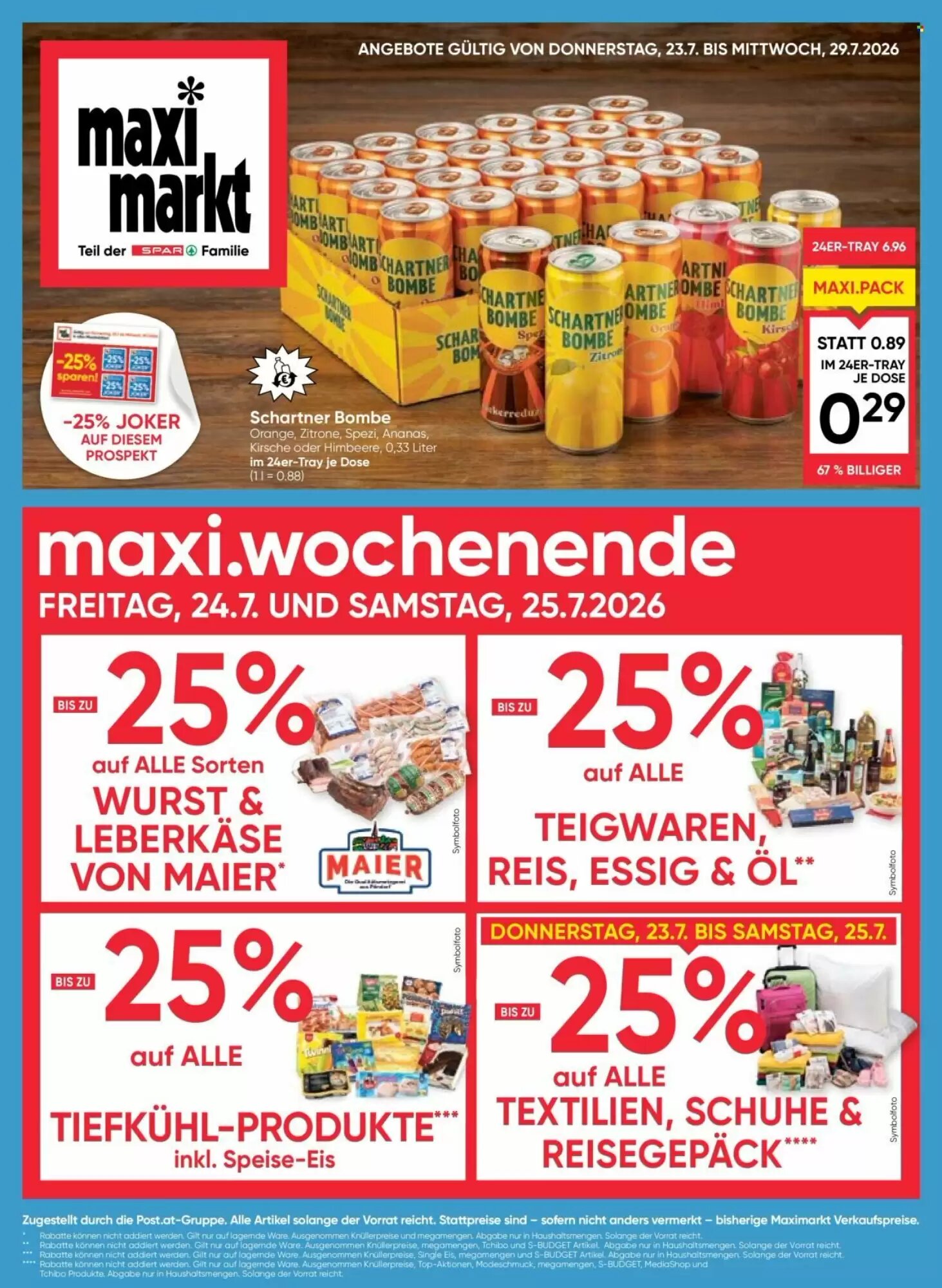 Maximarkt Flugblatt (ab 23.07.2026) - Angebote und Prospekt - Seite 1