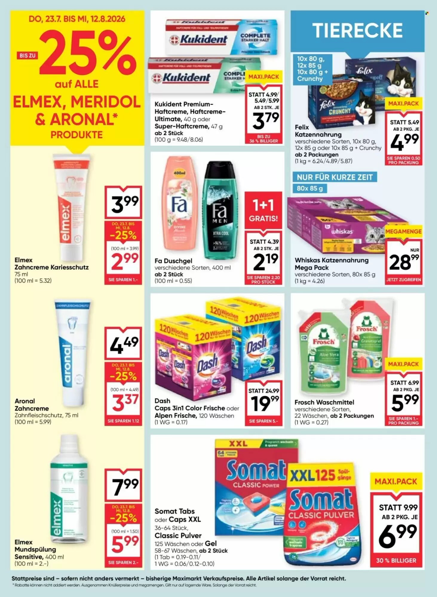 Maximarkt Flugblatt (ab 23.07.2026) - Angebote und Prospekt - Seite 16