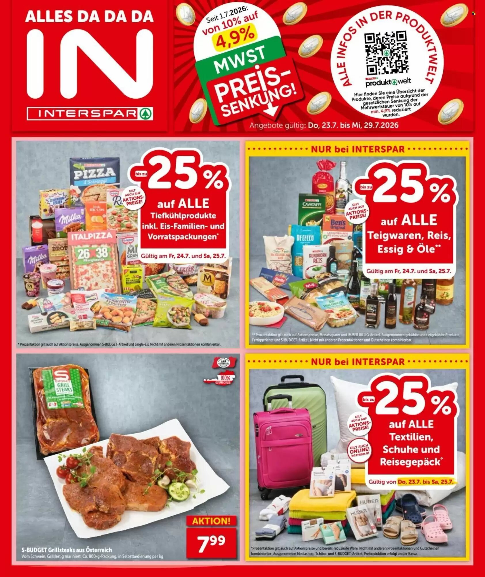 Interspar Flugblatt (ab 23.07.2026) - Angebote und Prospekt - Seite 1