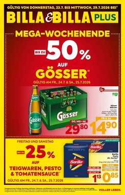 Billa Flugblatt (ab 23.07.2026) - Angebote und Prospekt
