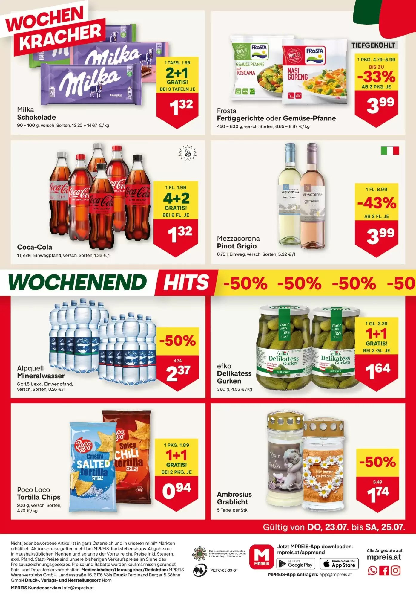 MPreis Flugblatt (ab 23.07.2026) - Angebote und Prospekt - Seite 16
