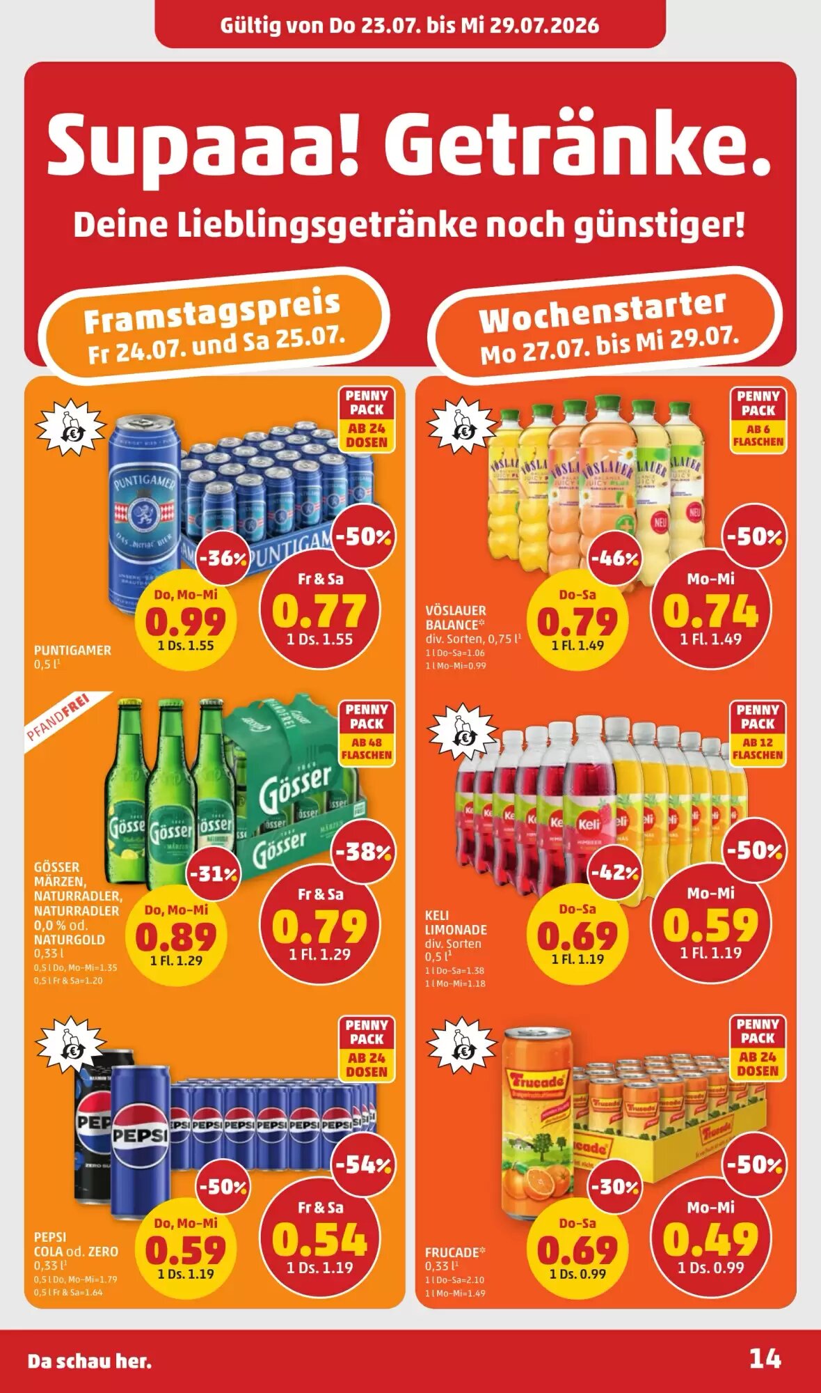 PENNY Flugblatt (ab 23.07.2026) - Angebote und Prospekt - Seite 14