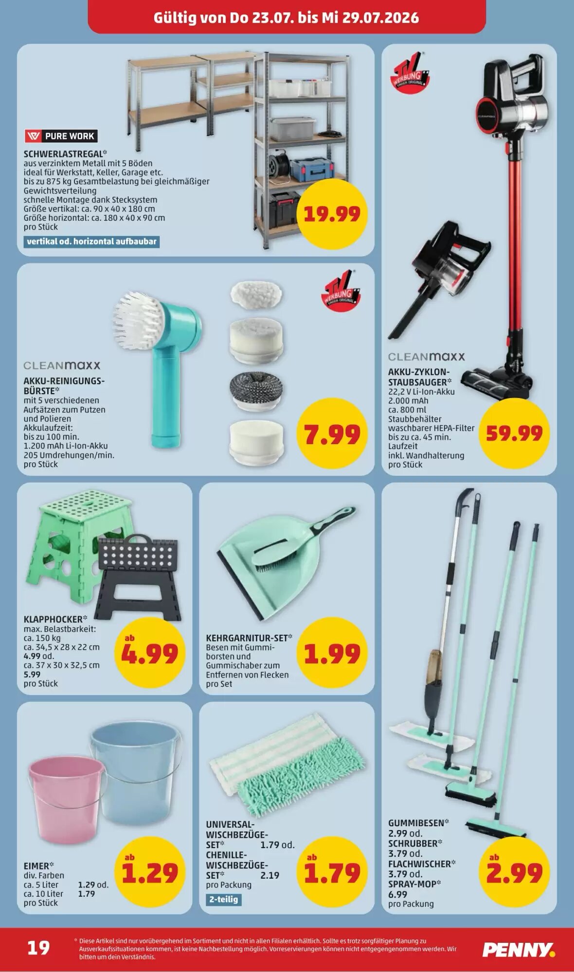 PENNY Flugblatt (ab 23.07.2026) - Angebote und Prospekt - Seite 19