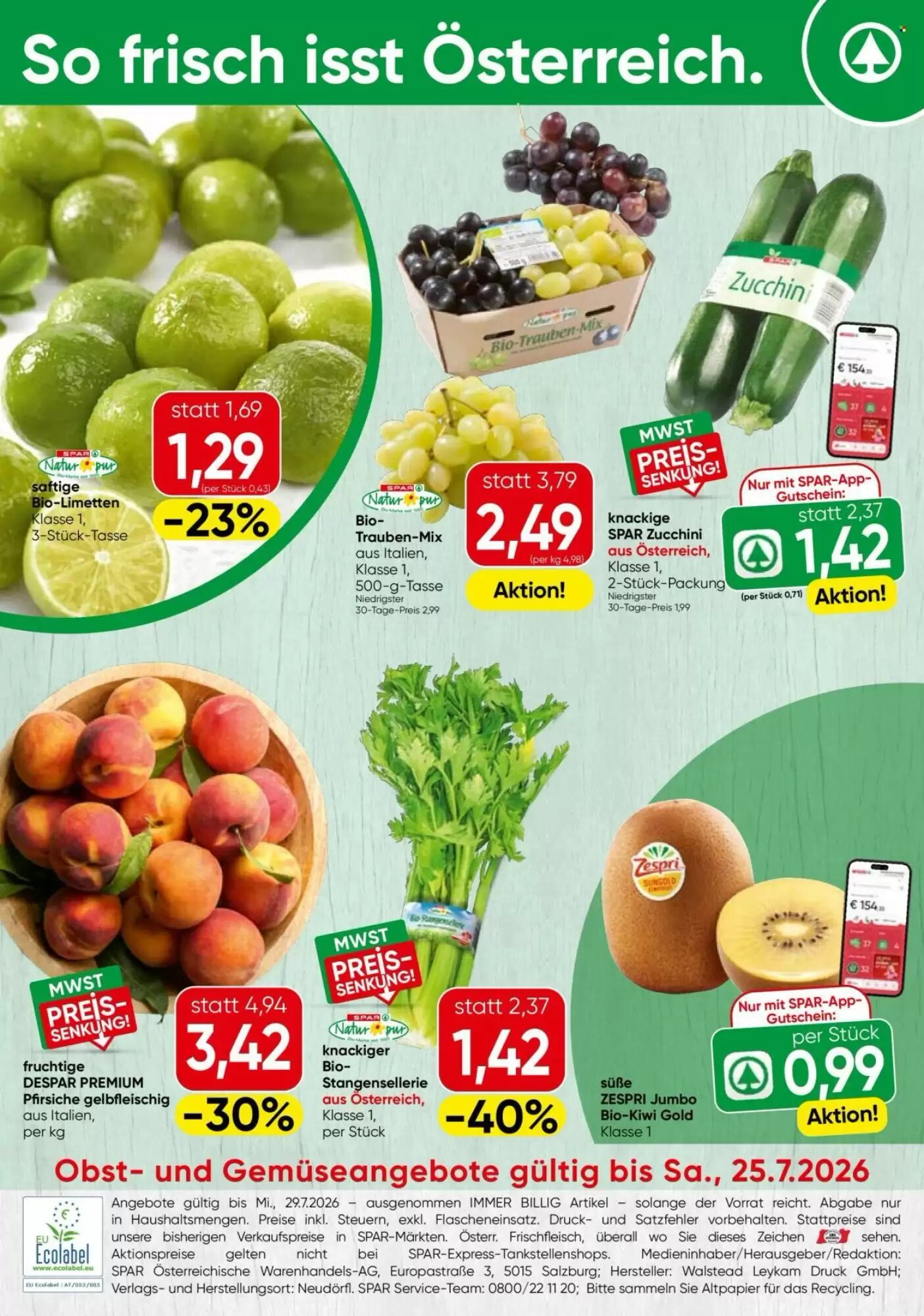 Eurospar Flugblatt (ab 23.07.2026) - Angebote und Prospekt - Seite 16