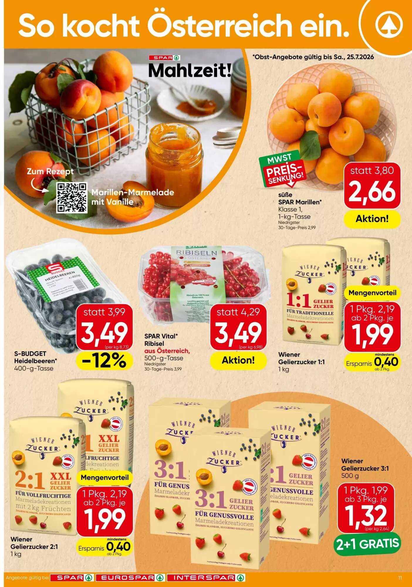 Spar Flugblatt (ab 23.07.2026) - Angebote und Prospekt - Seite 11