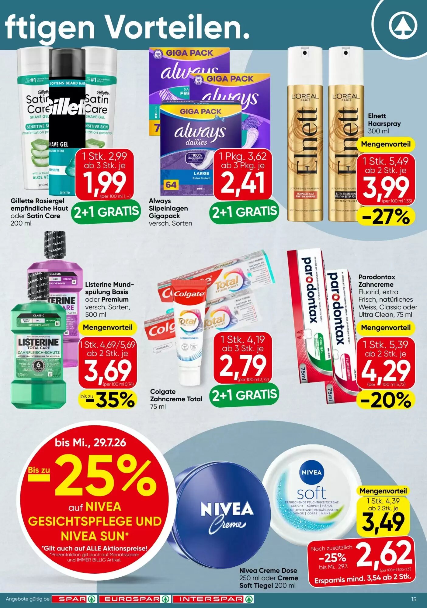 Spar Flugblatt (ab 23.07.2026) - Angebote und Prospekt - Seite 15