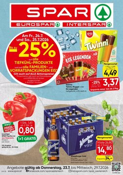 Spar Flugblatt (ab 23.07.2026) - Angebote und Prospekt