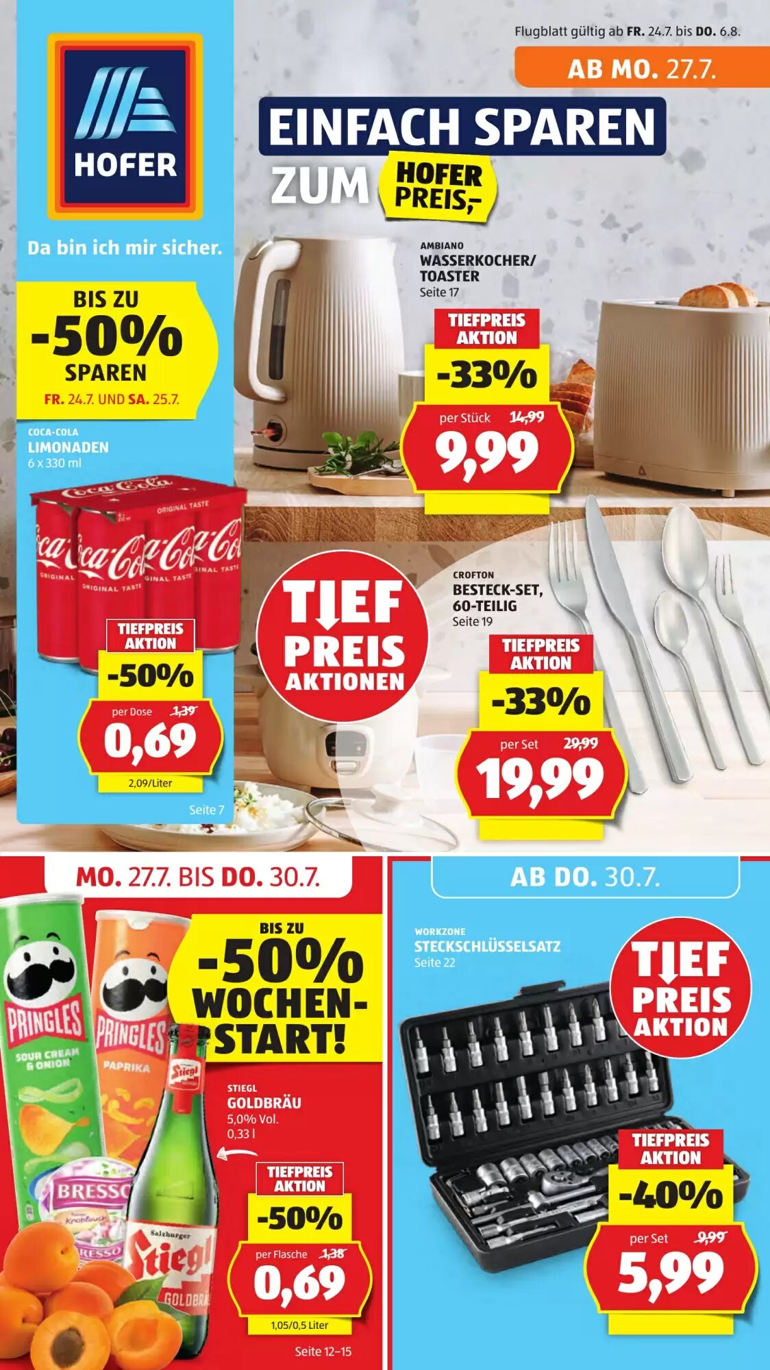 Hofer Flugblatt (ab 24.07.2026) - Angebote und Prospekt - Seite 1