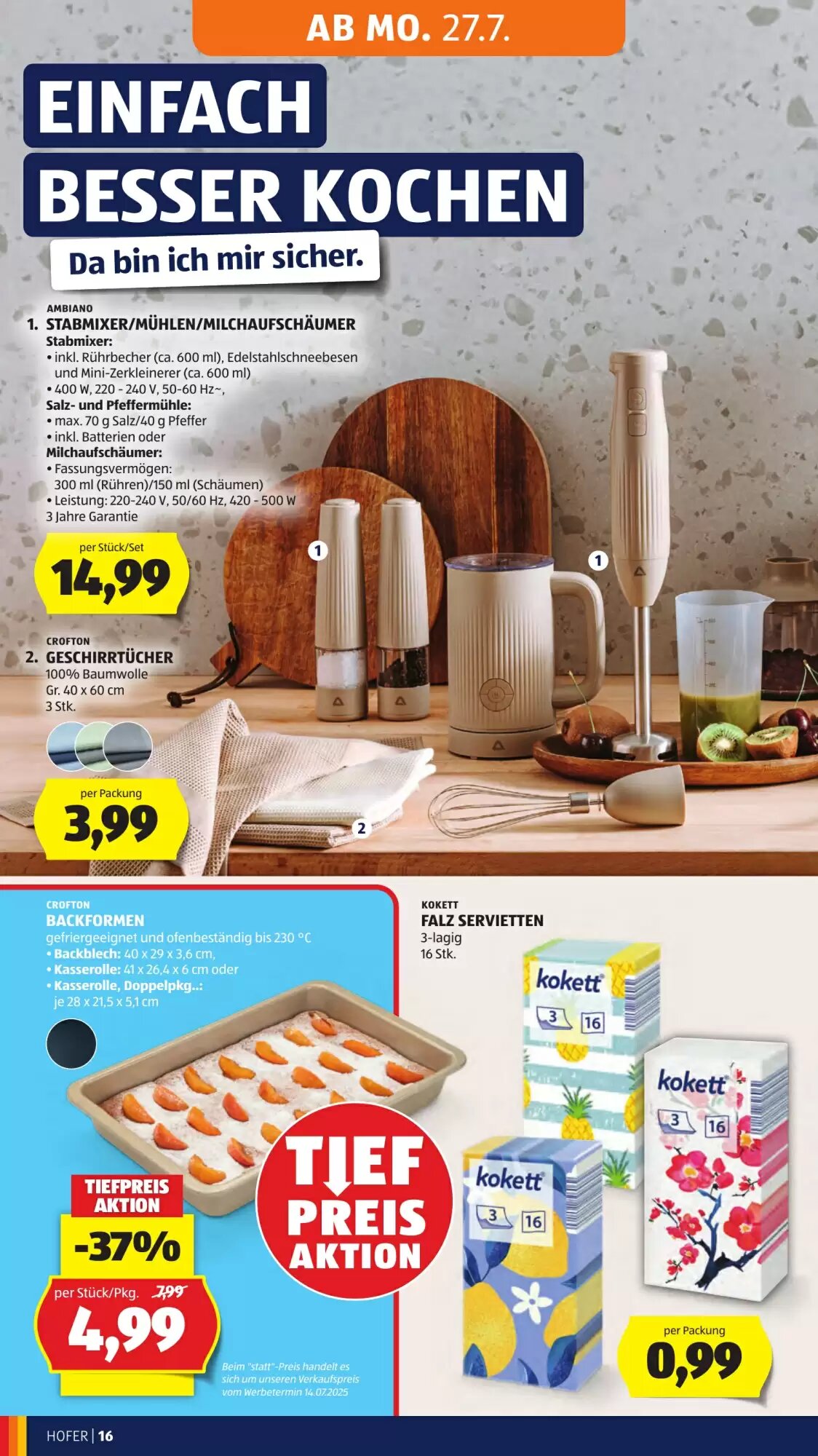 Hofer Flugblatt (ab 24.07.2026) - Angebote und Prospekt - Seite 26