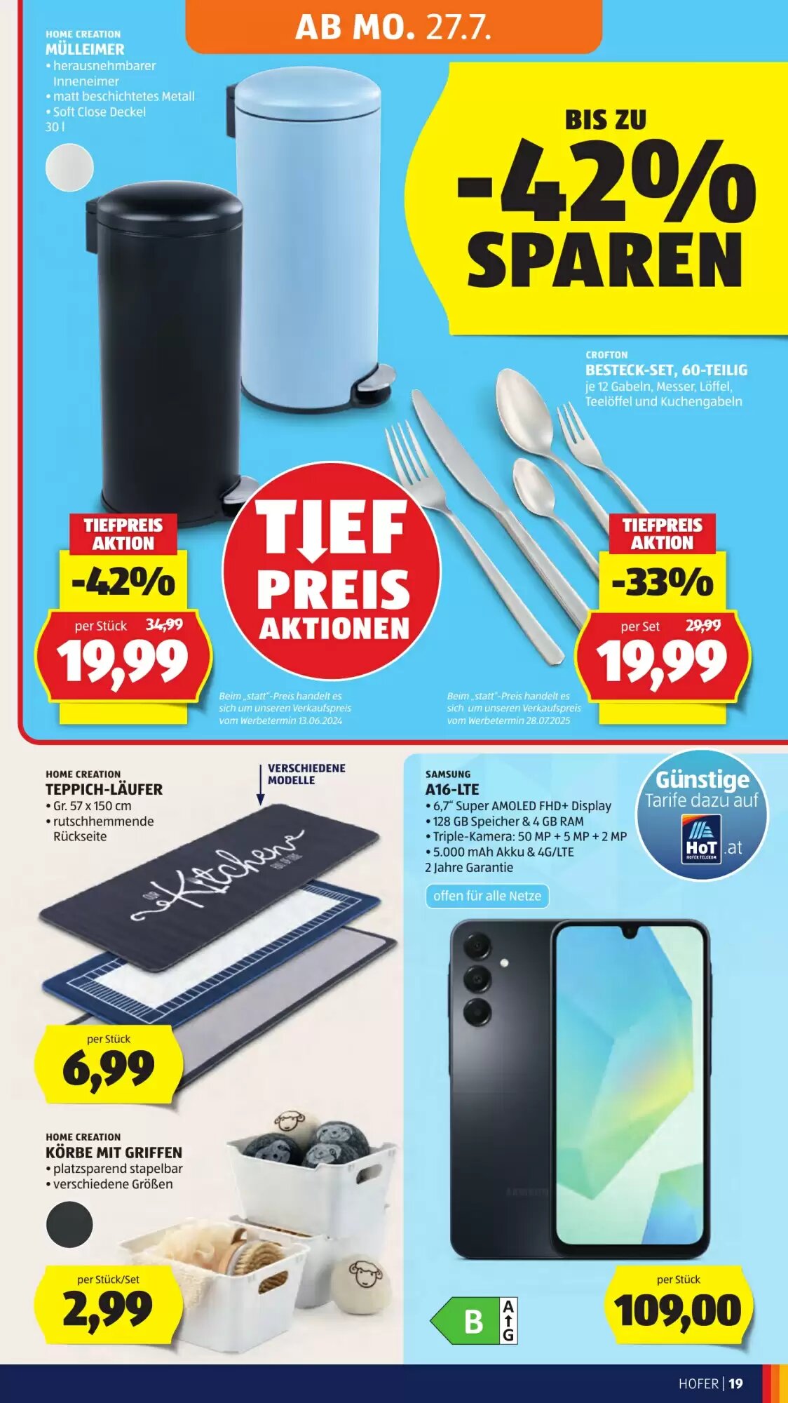Hofer Flugblatt (ab 24.07.2026) - Angebote und Prospekt - Seite 29