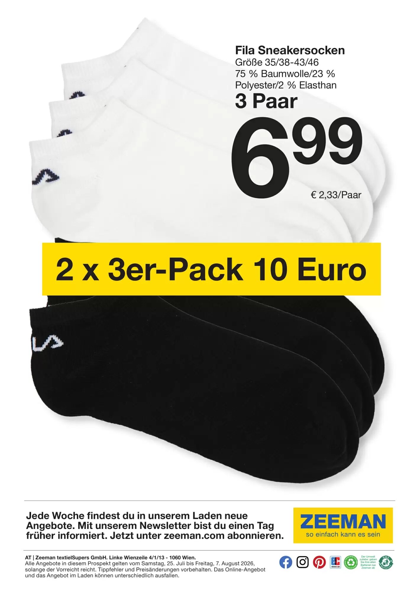 Zeeman Flugblatt (ab 25.07.2026) - Angebote und Prospekt - Seite 15