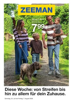 Zeeman Flugblatt (ab 25.07.2026) - Angebote und Prospekt