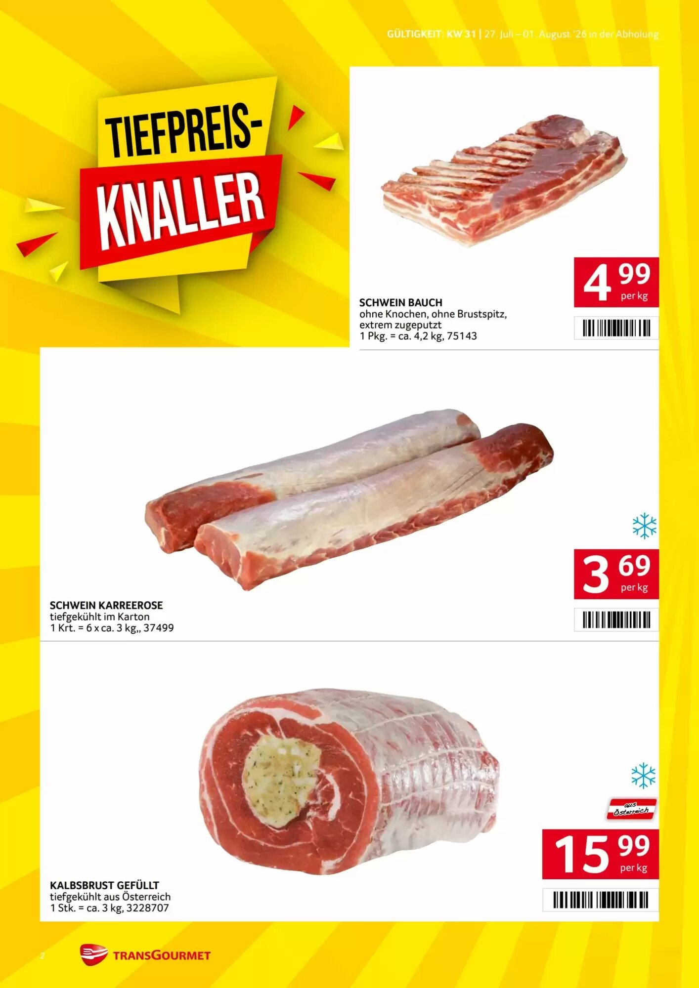 Transgourmet Flugblatt (ab 27.07.2026) - Angebote und Prospekt - Seite 2