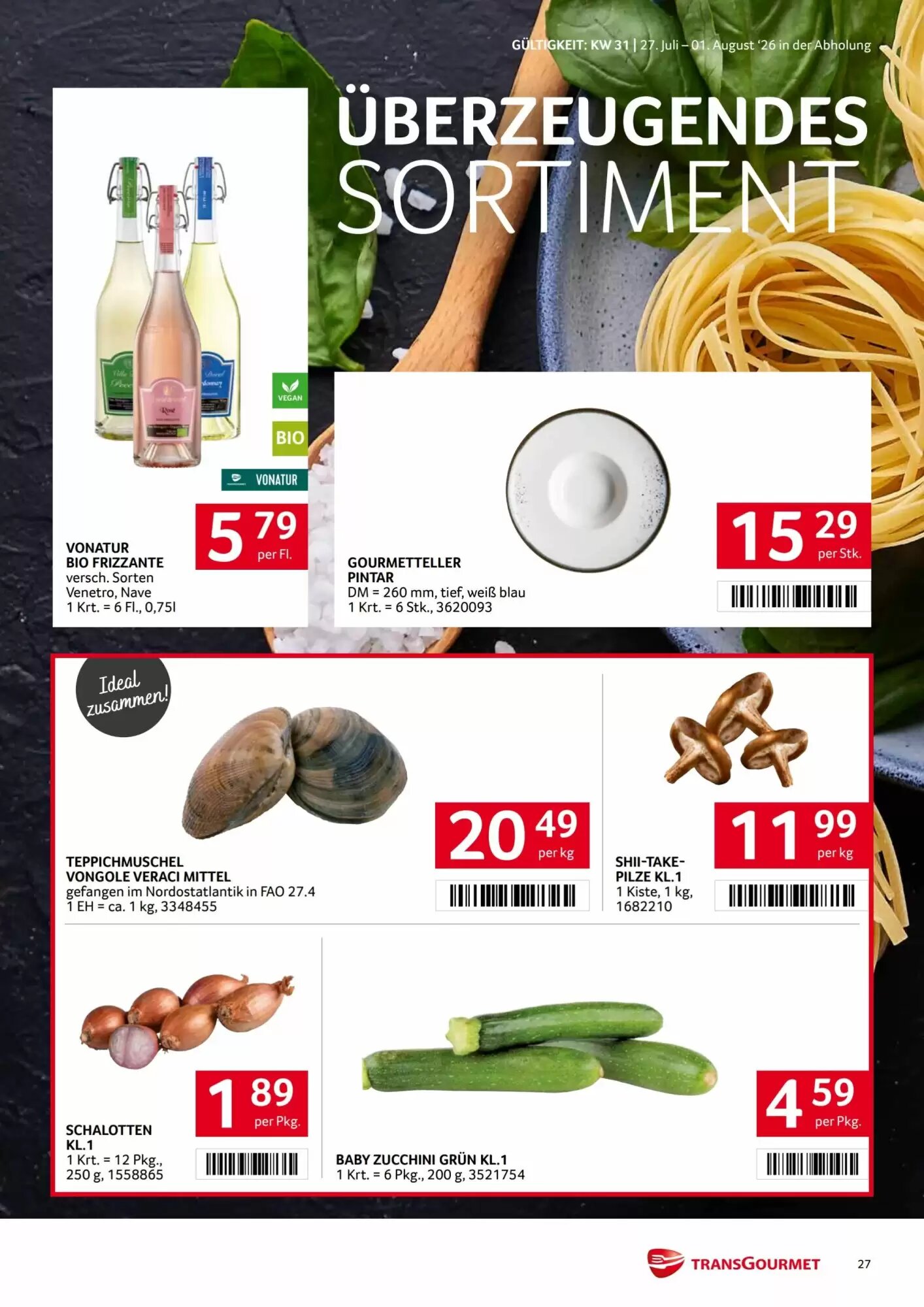 Transgourmet Flugblatt (ab 27.07.2026) - Angebote und Prospekt - Seite 27