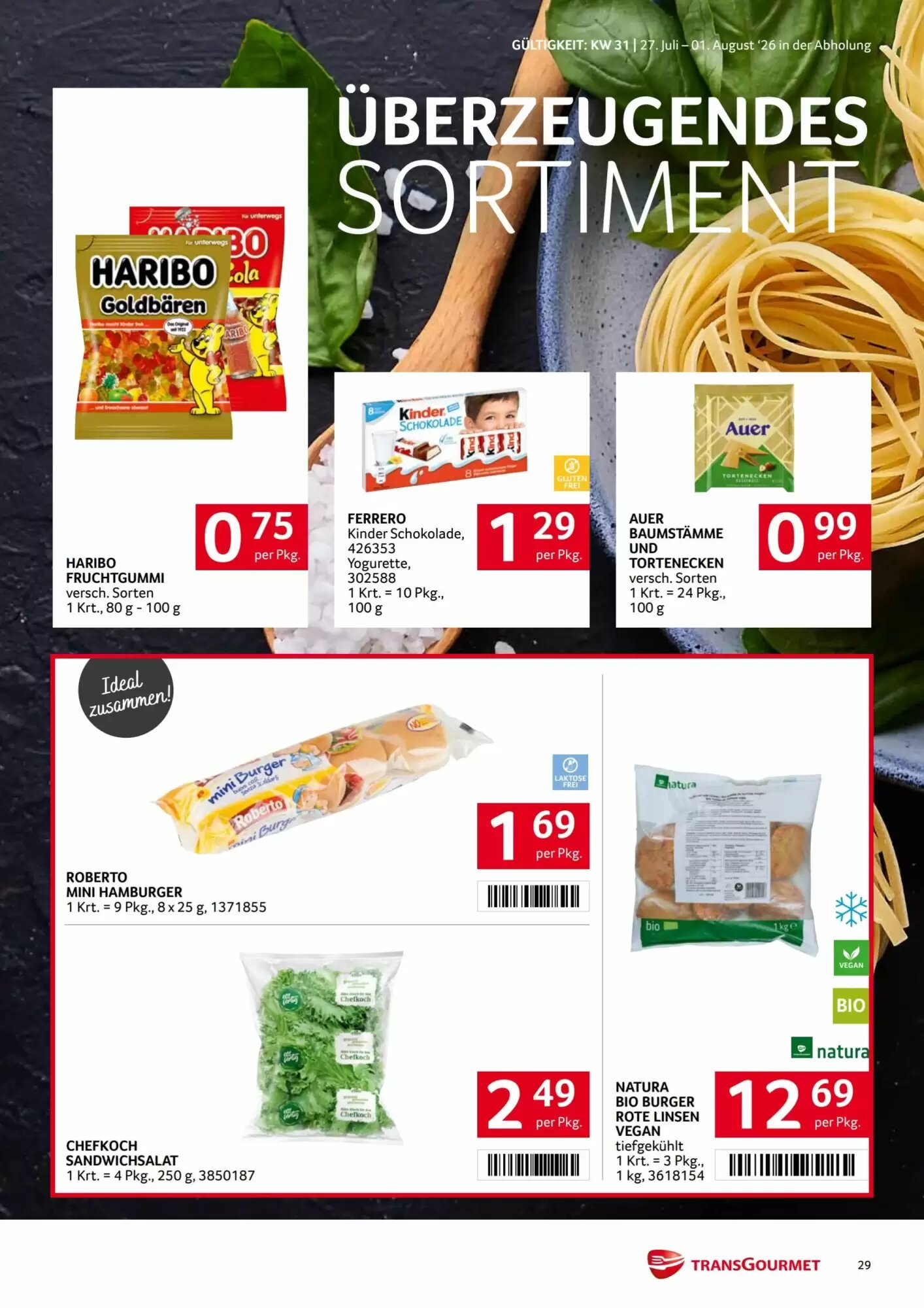 Transgourmet Flugblatt (ab 27.07.2026) - Angebote und Prospekt - Seite 29