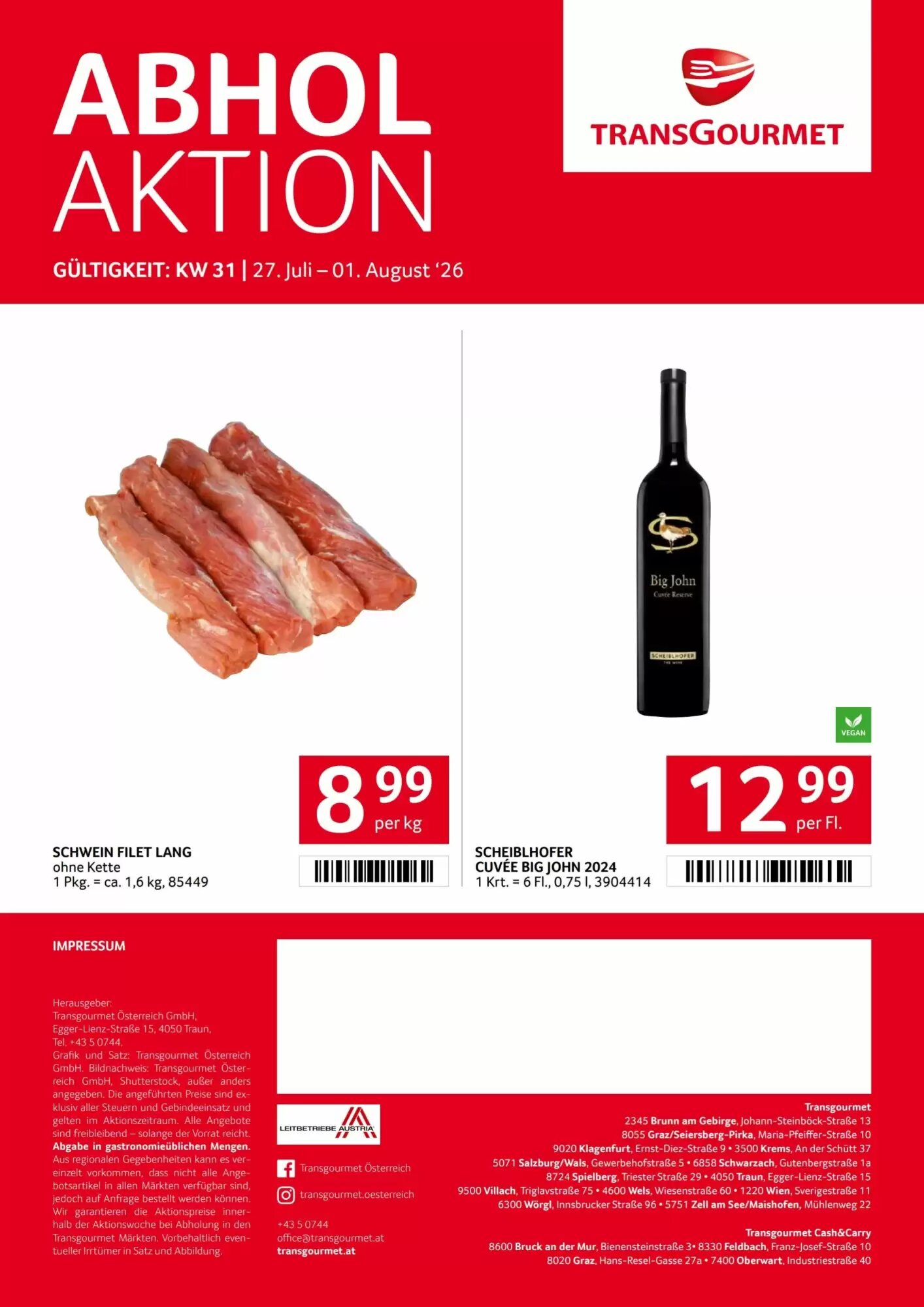Transgourmet Flugblatt (ab 27.07.2026) - Angebote und Prospekt - Seite 32
