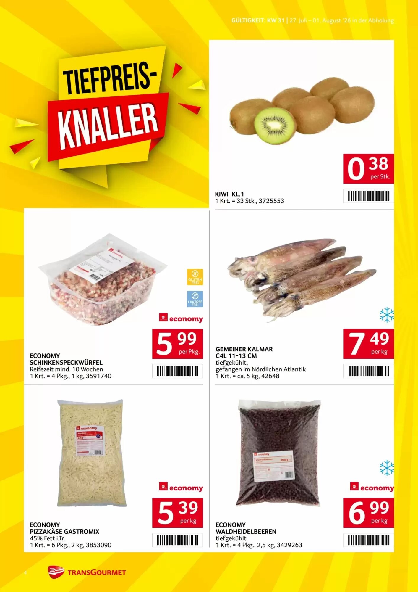 Transgourmet Flugblatt (ab 27.07.2026) - Angebote und Prospekt - Seite 4