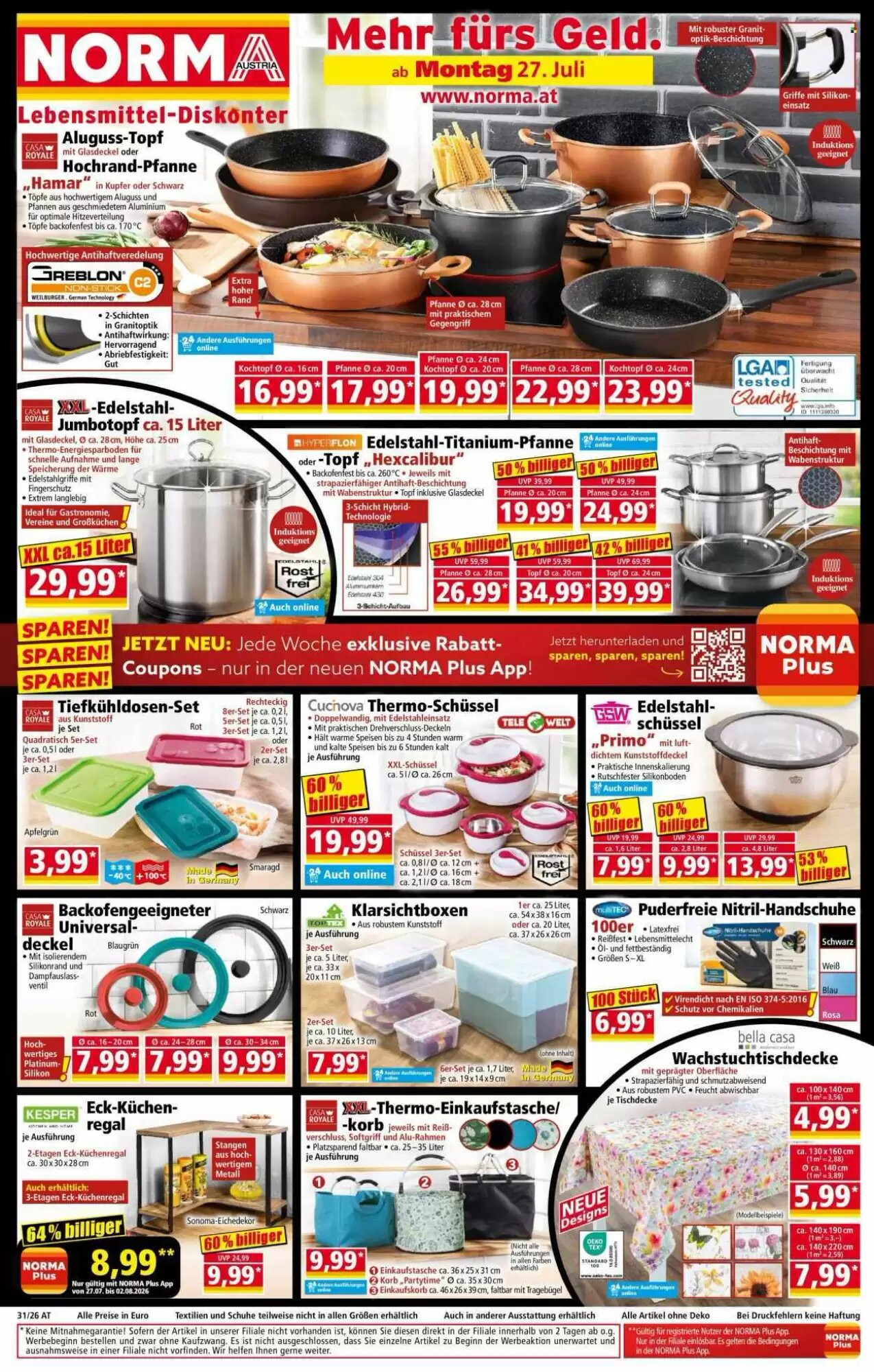 Norma Flugblatt (ab 27.07.2026) - Angebote und Prospekt - Seite 1