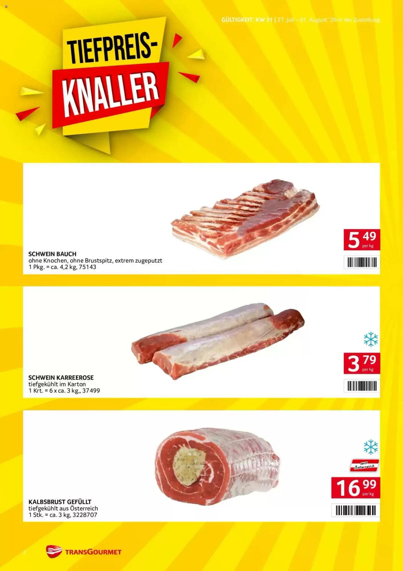 Transgourmet Flugblatt (ab 27.07.2026) - Angebote und Prospekt - Seite 2