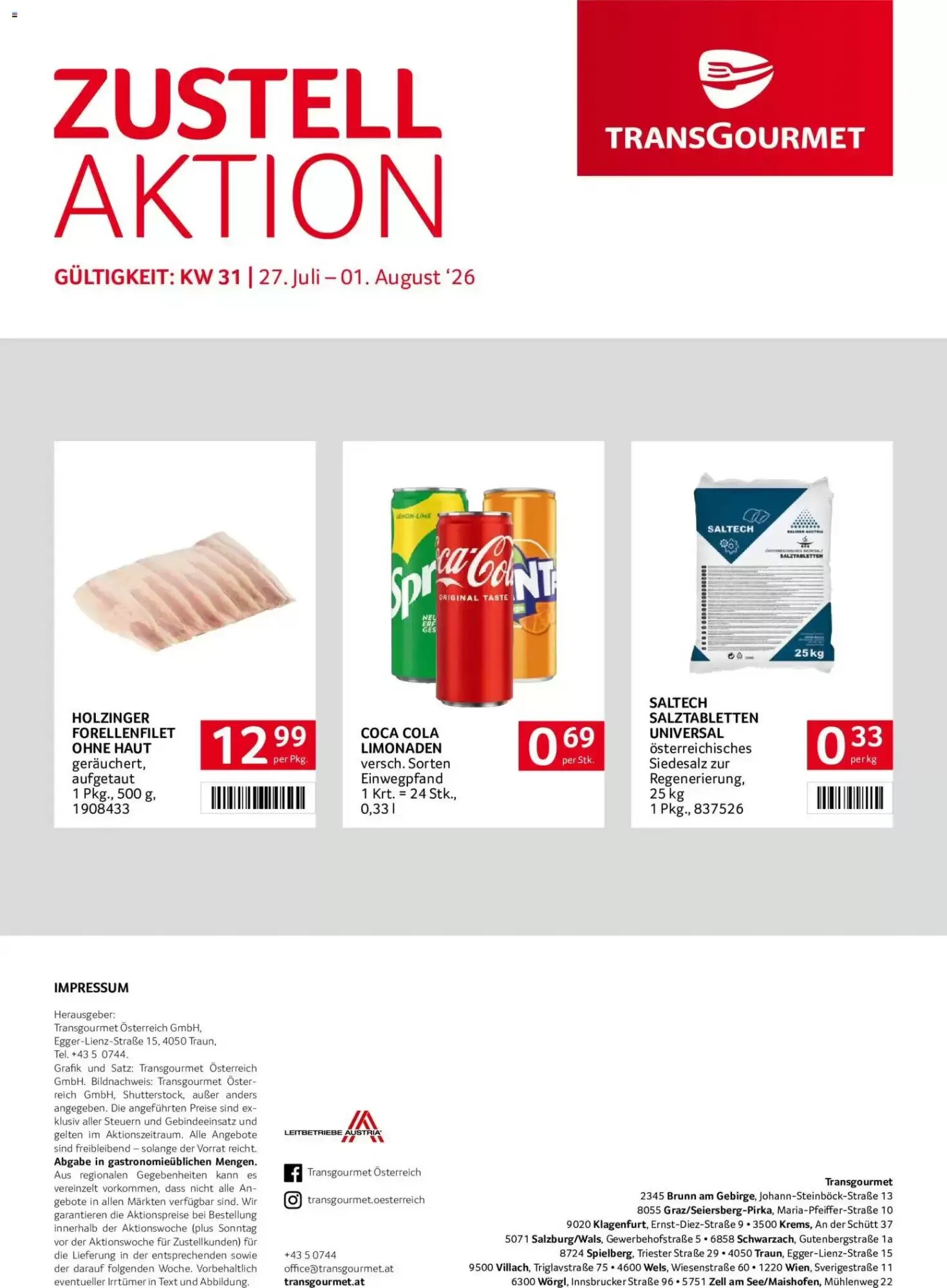 Transgourmet Flugblatt (ab 27.07.2026) - Angebote und Prospekt - Seite 28