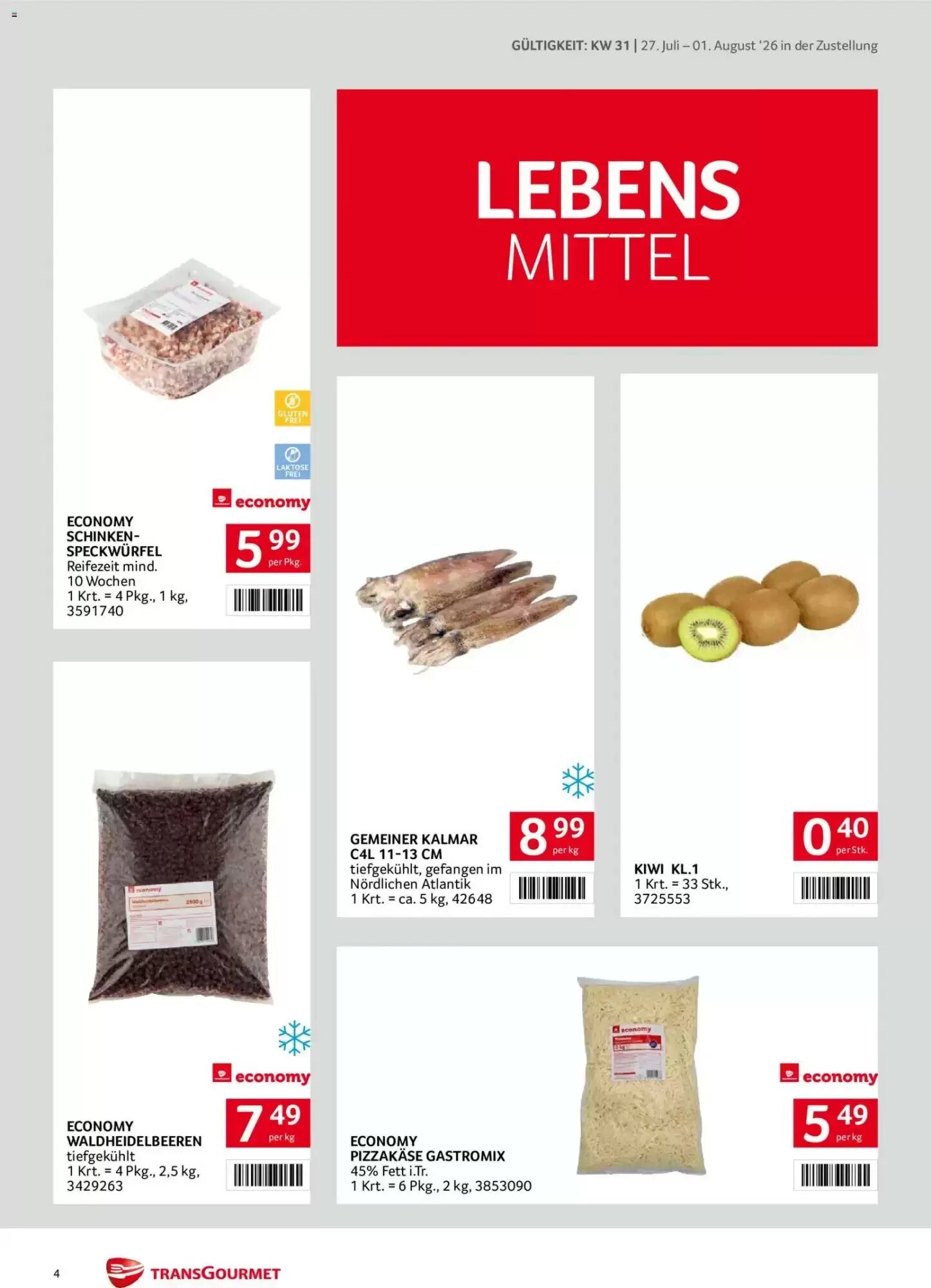 Transgourmet Flugblatt (ab 27.07.2026) - Angebote und Prospekt - Seite 4