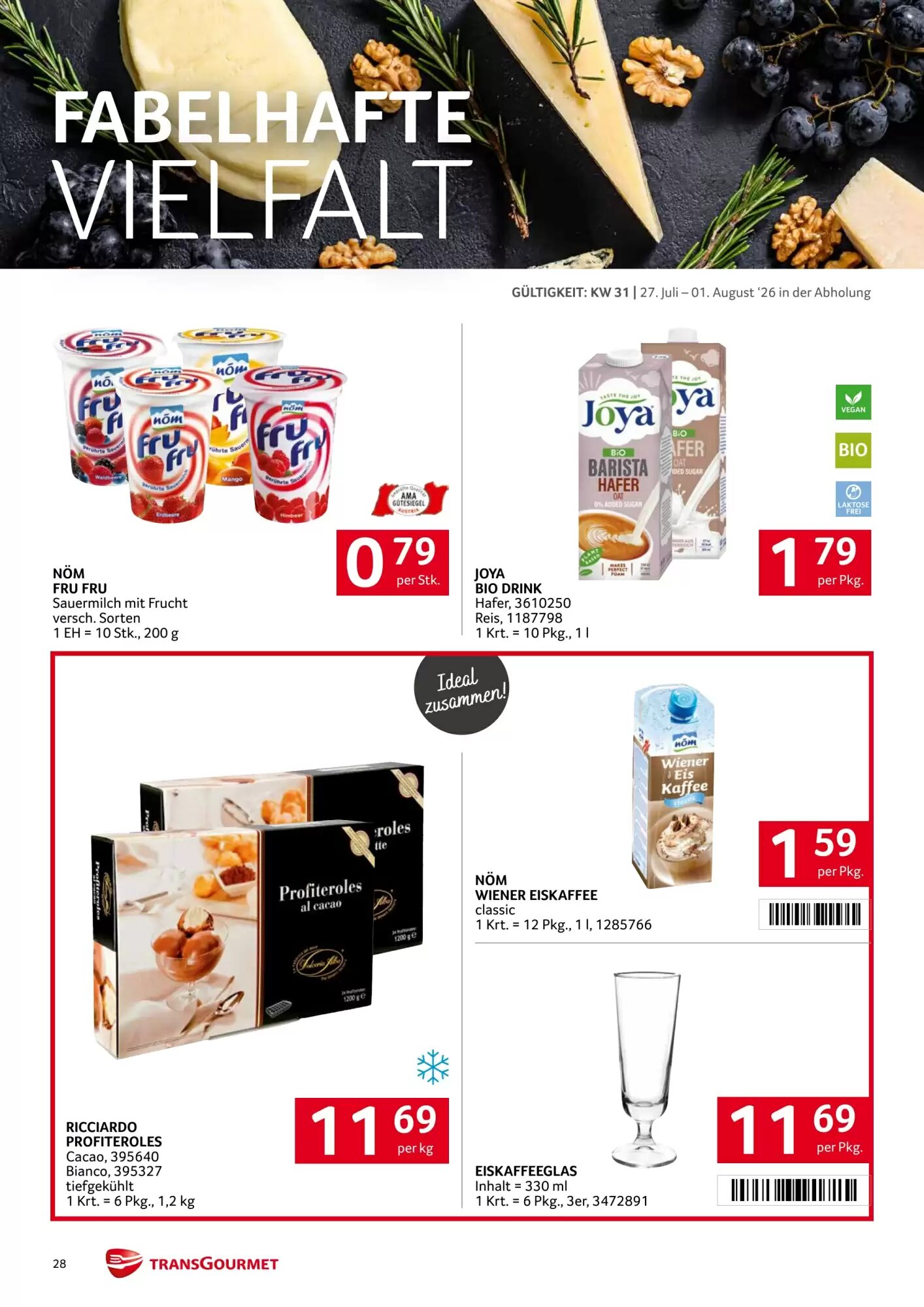 Transgourmet Flugblatt (ab 27.07.2026) - Angebote und Prospekt - Seite 28