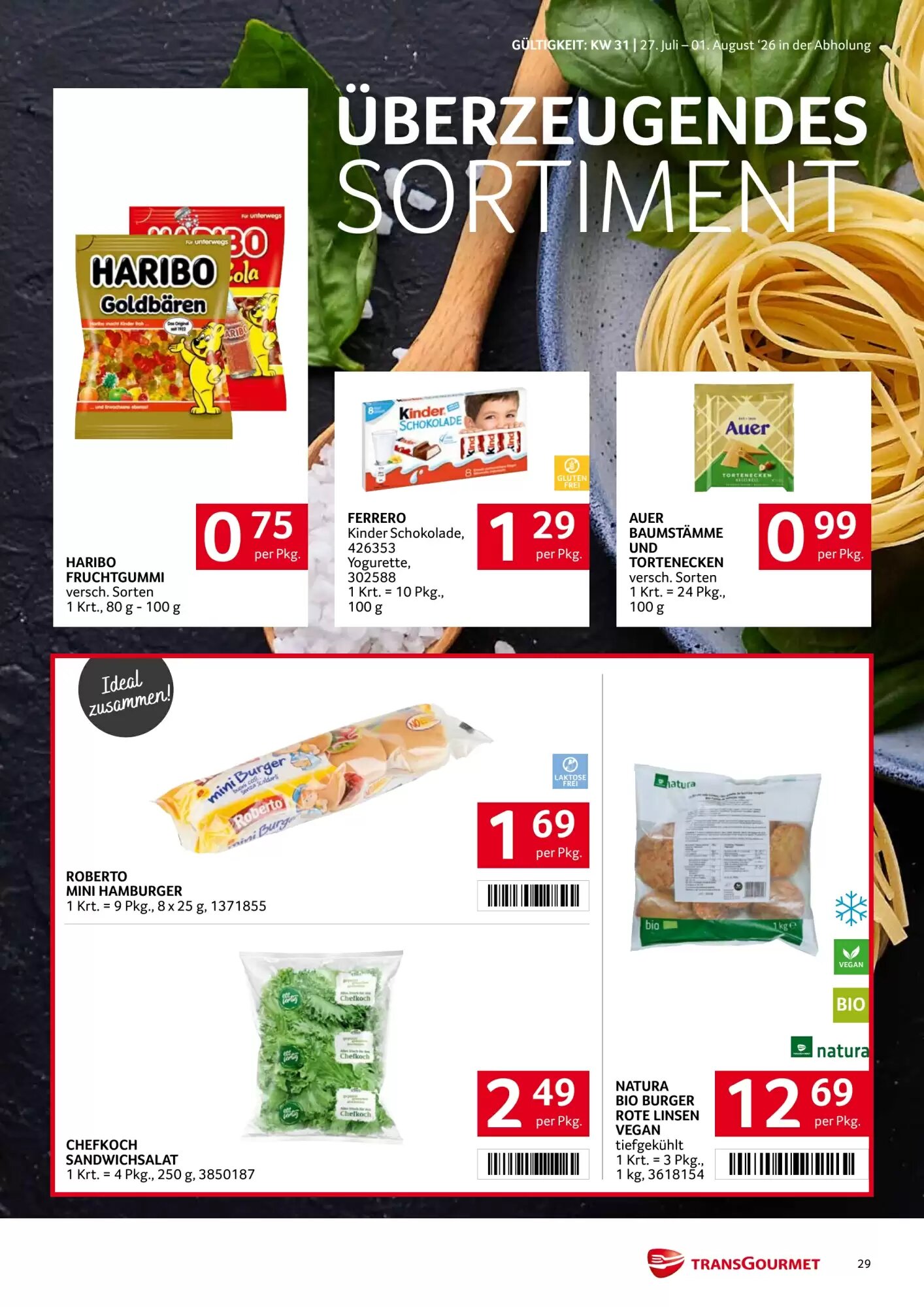 Transgourmet Flugblatt (ab 27.07.2026) - Angebote und Prospekt - Seite 29