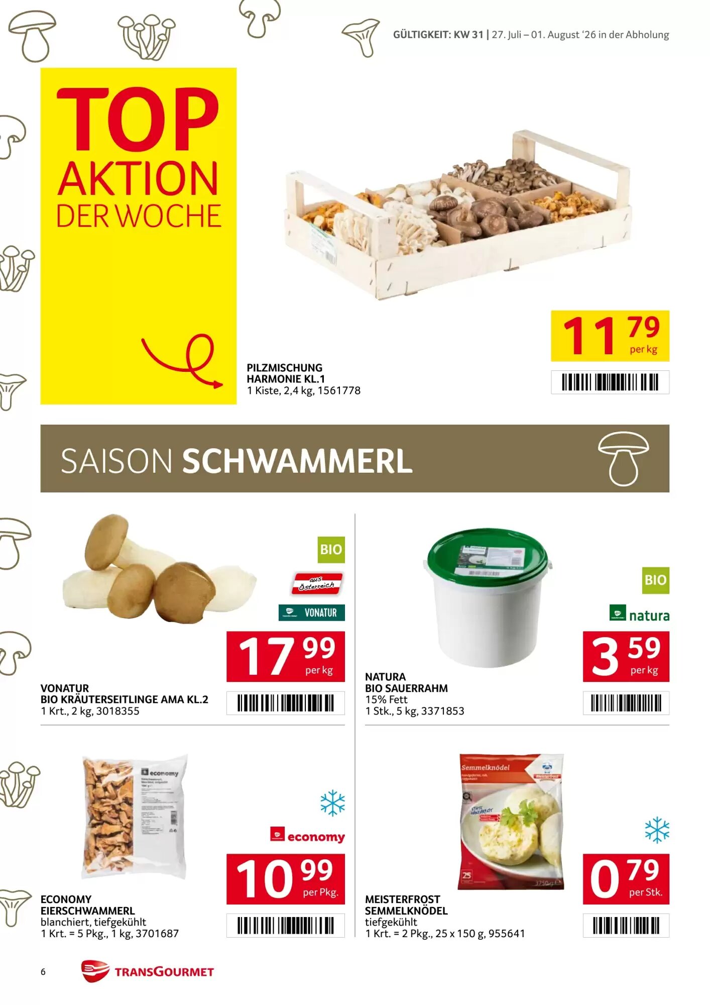 Transgourmet Flugblatt (ab 27.07.2026) - Angebote und Prospekt - Seite 6