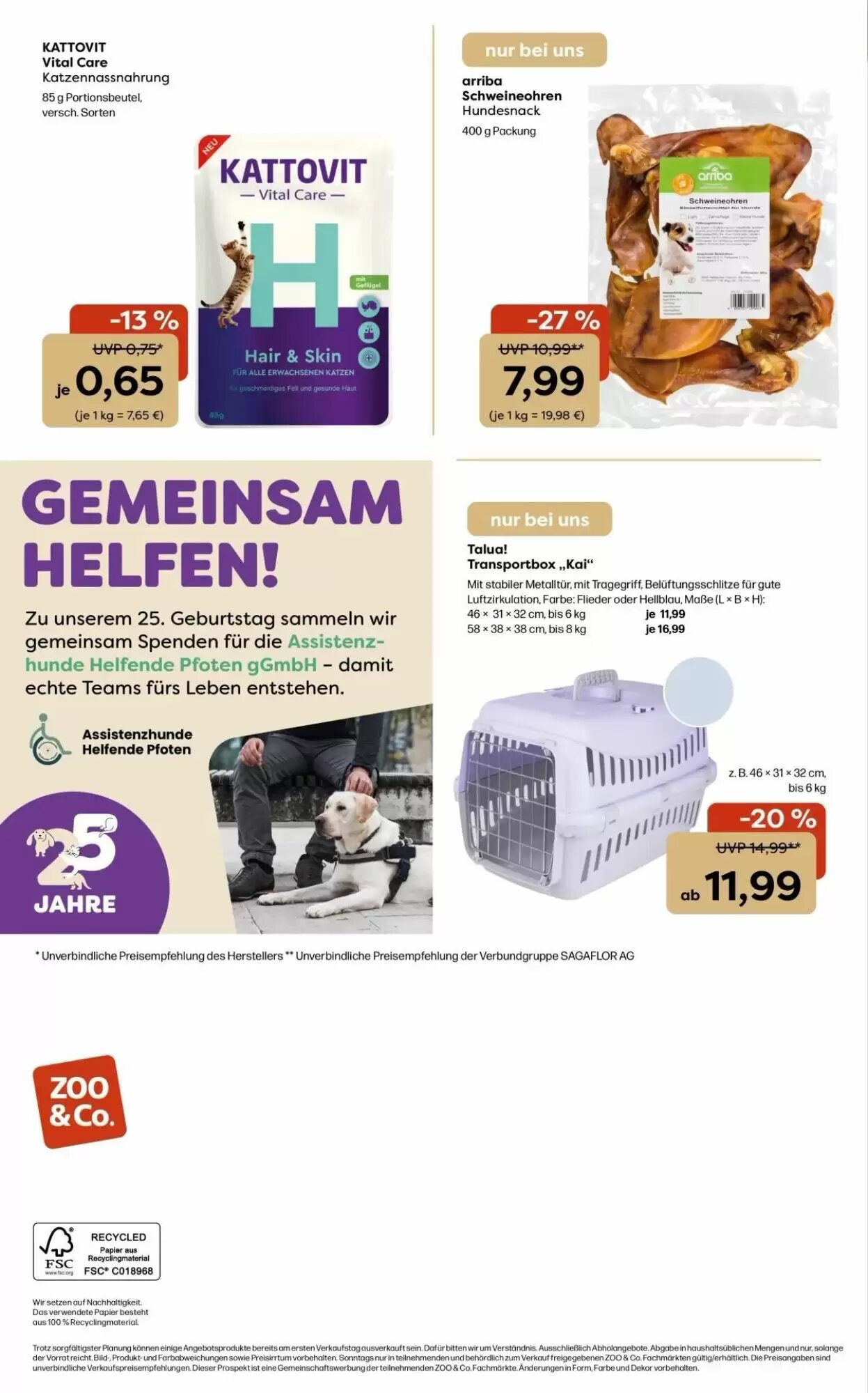 ZOO & Co Flugblatt (ab 27.07.2026) - Angebote und Prospekt - Seite 12