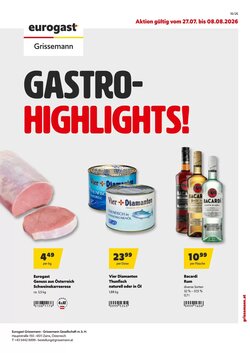 Eurogast Grissemann Flugblatt (ab 27.07.2026) - Angebote und Prospekt