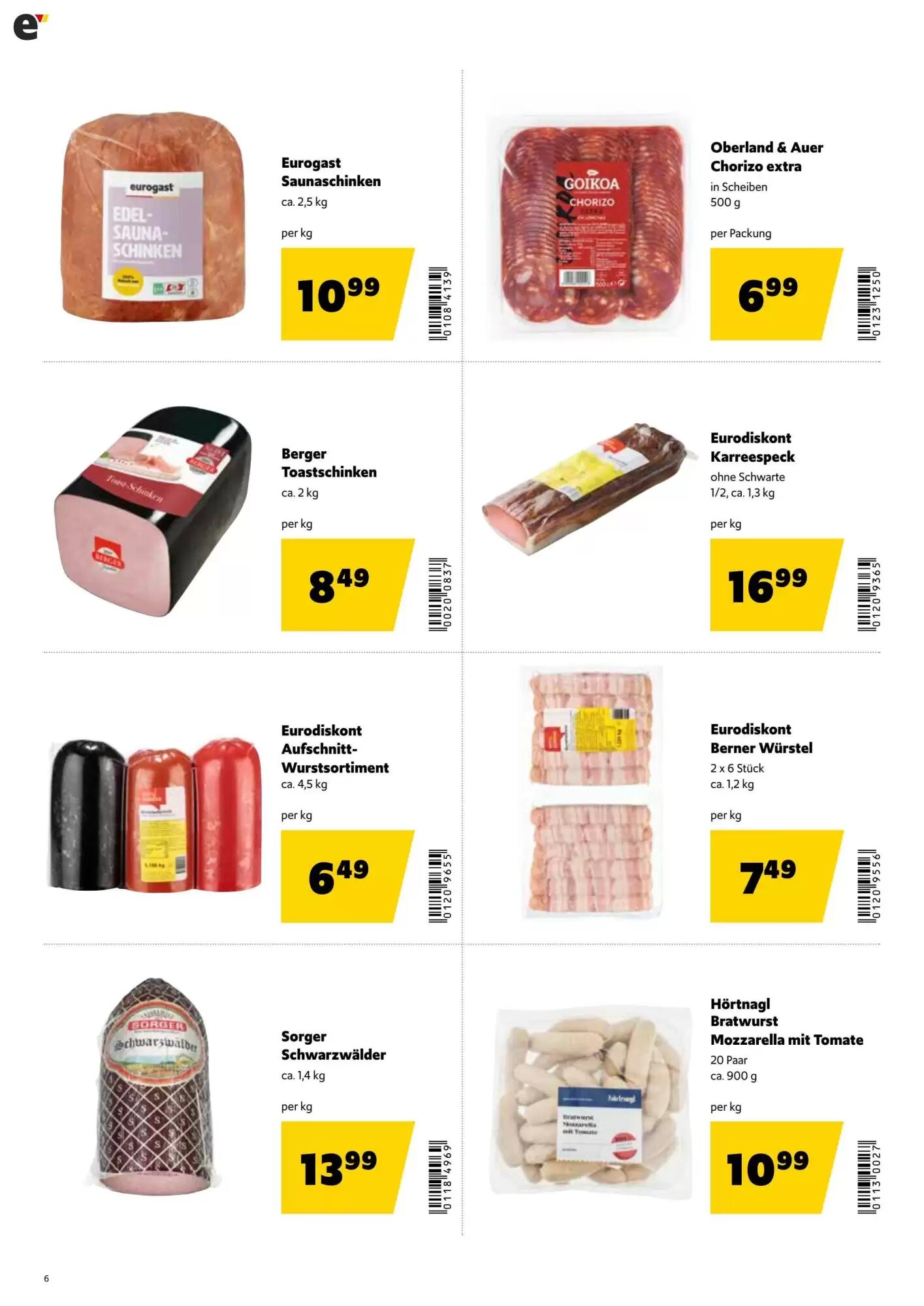 Eurogast Grissemann Flugblatt (ab 27.07.2026) - Angebote und Prospekt - Seite 6