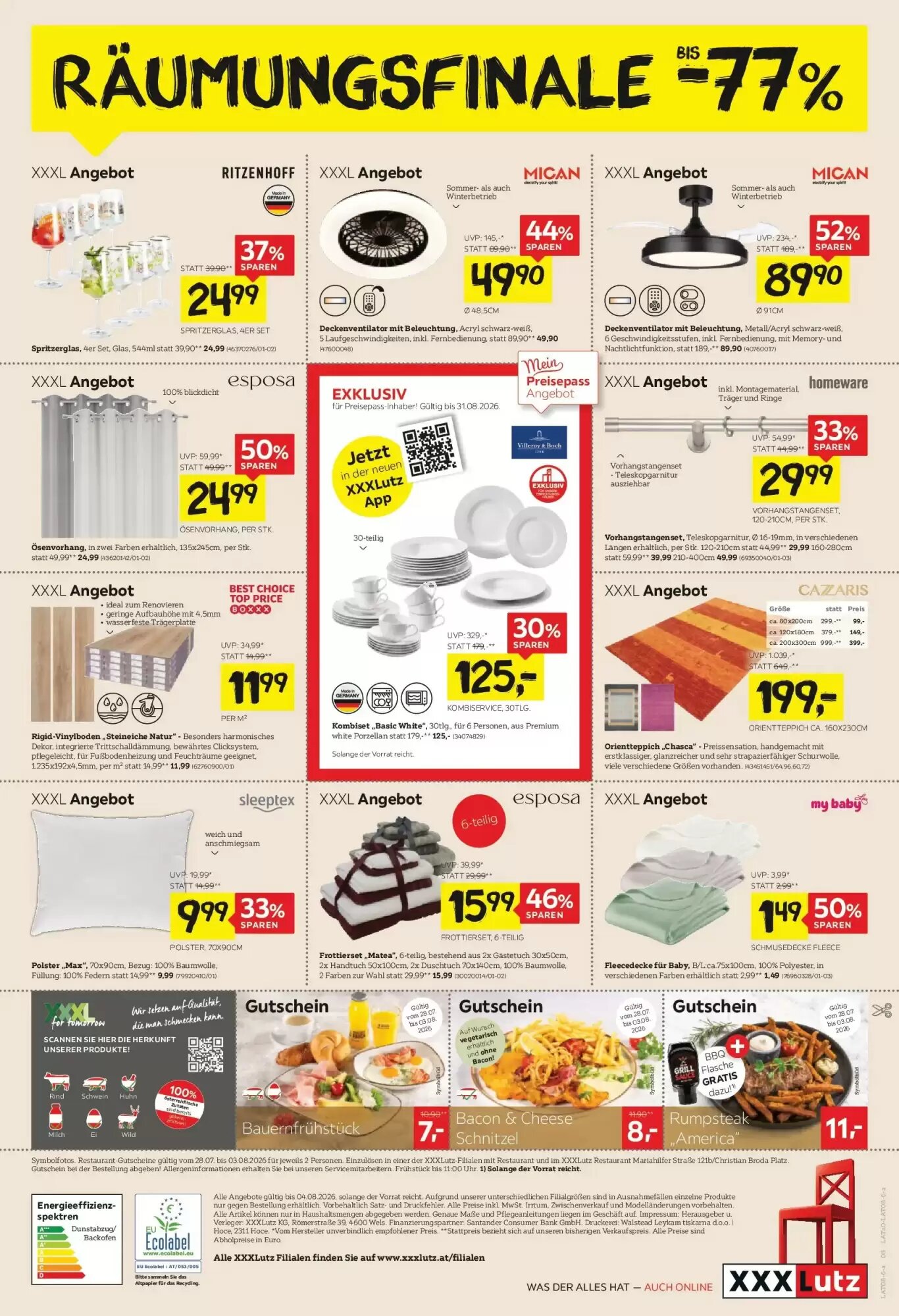 XXXLutz Flugblatt (ab 28.07.2026) - Angebote und Prospekt - Seite 8