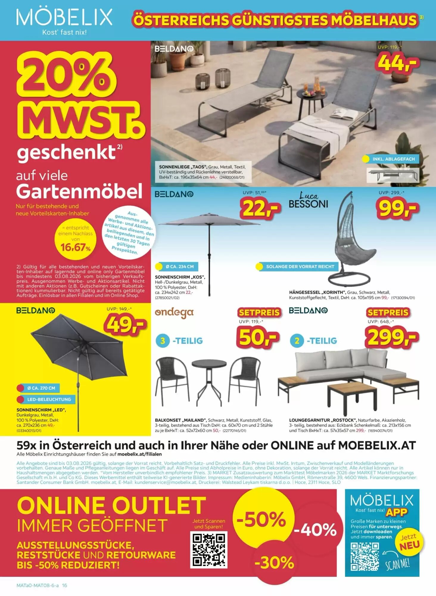 Möbelix Flugblatt (ab 28.07.2026) - Angebote und Prospekt - Seite 16