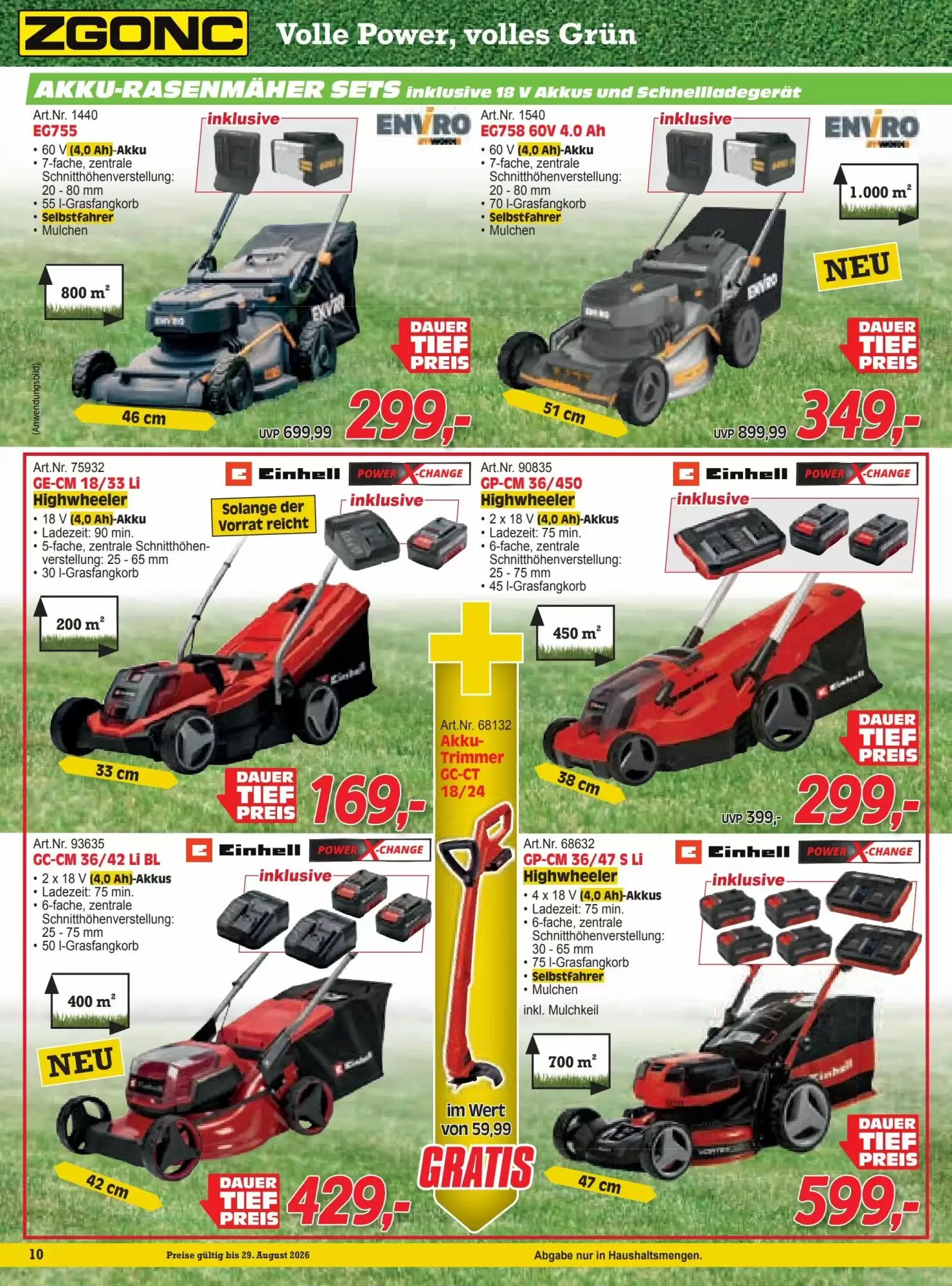 Zgonc Flugblatt (ab 28.07.2026) - Angebote und Prospekt - Seite 10